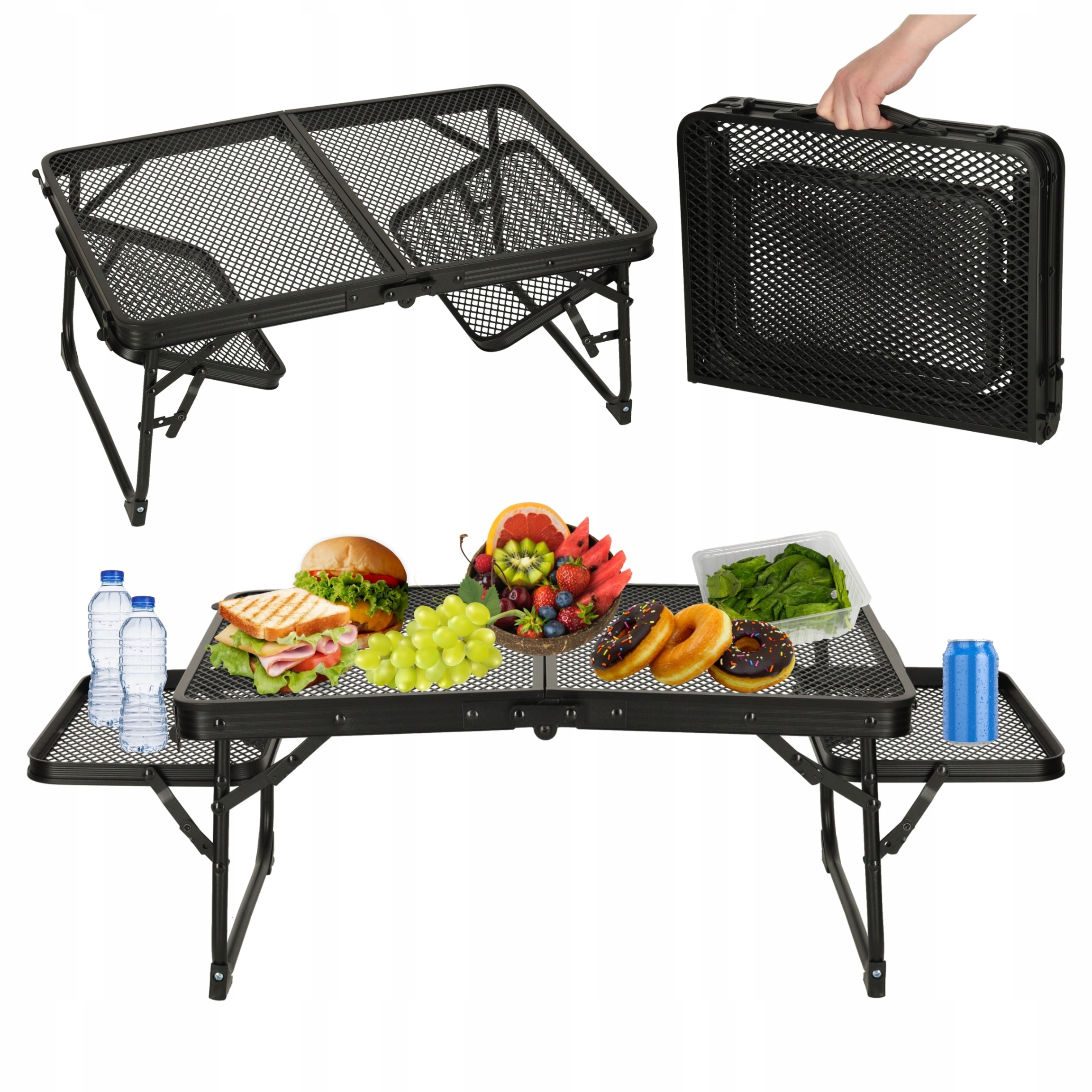 Stolik Turystyczny Stół Składany Niski Kempingowy Biwakowy Rozkładany 87X40