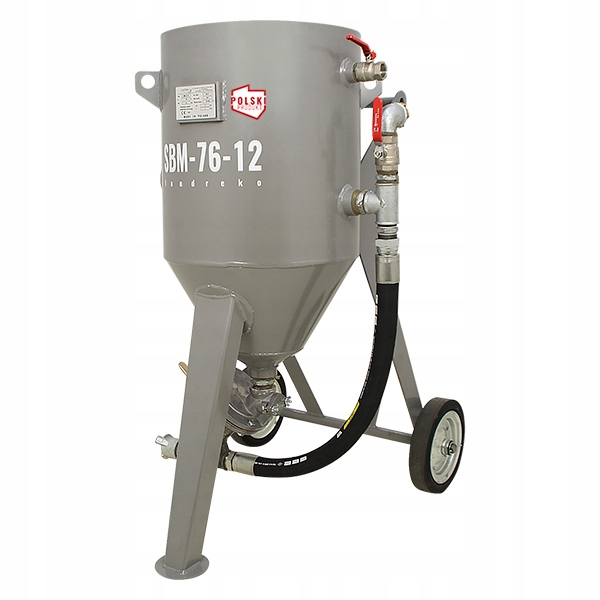 POLSKA PIASKARKA MOBILNA 76 LITRÓW + STRÓJ MASKA BHP Marka Land Reko