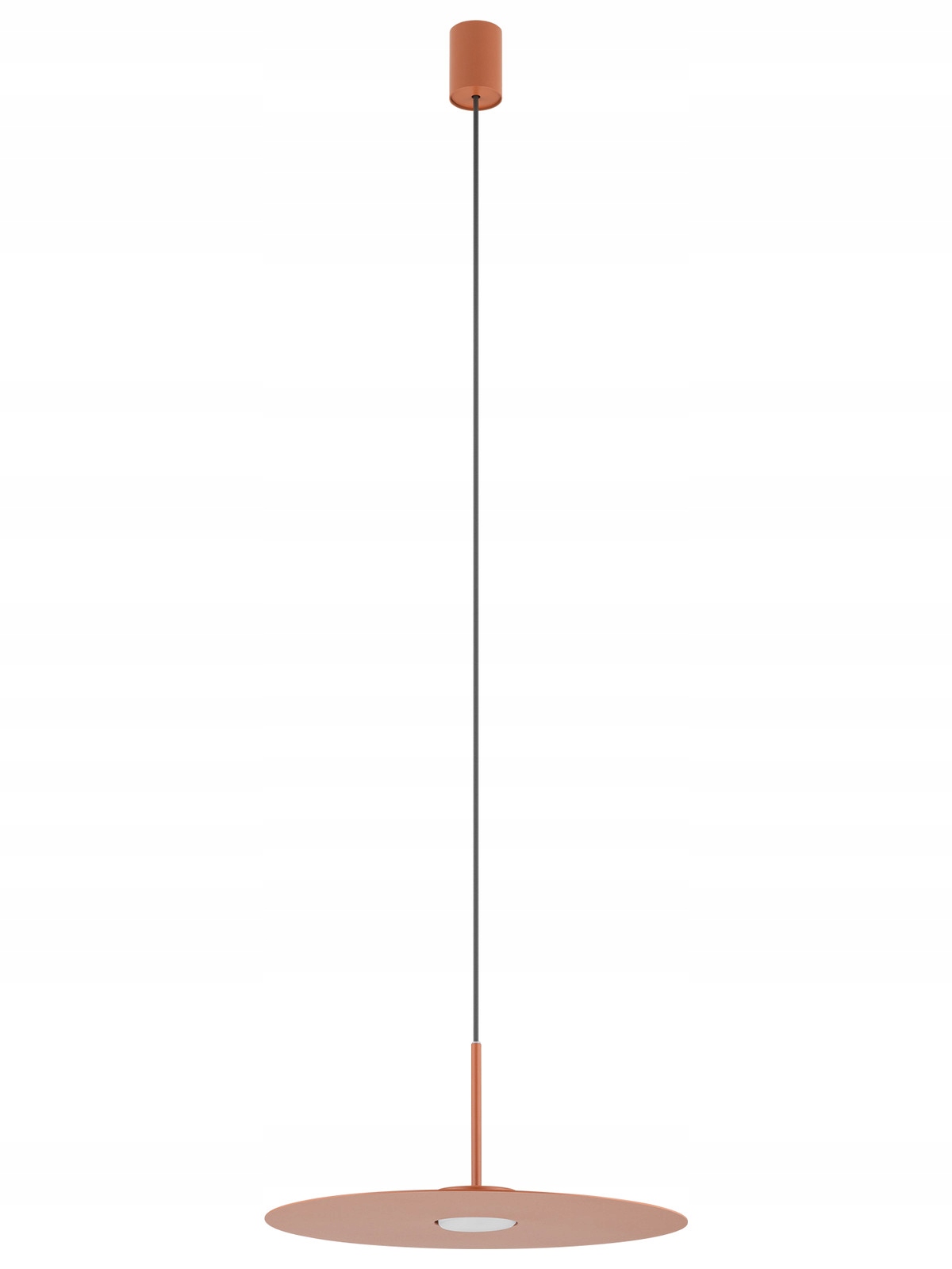 Závesná Lampa Simone tehlová 1xGX53 140 cm stropná do obývačky, moderná