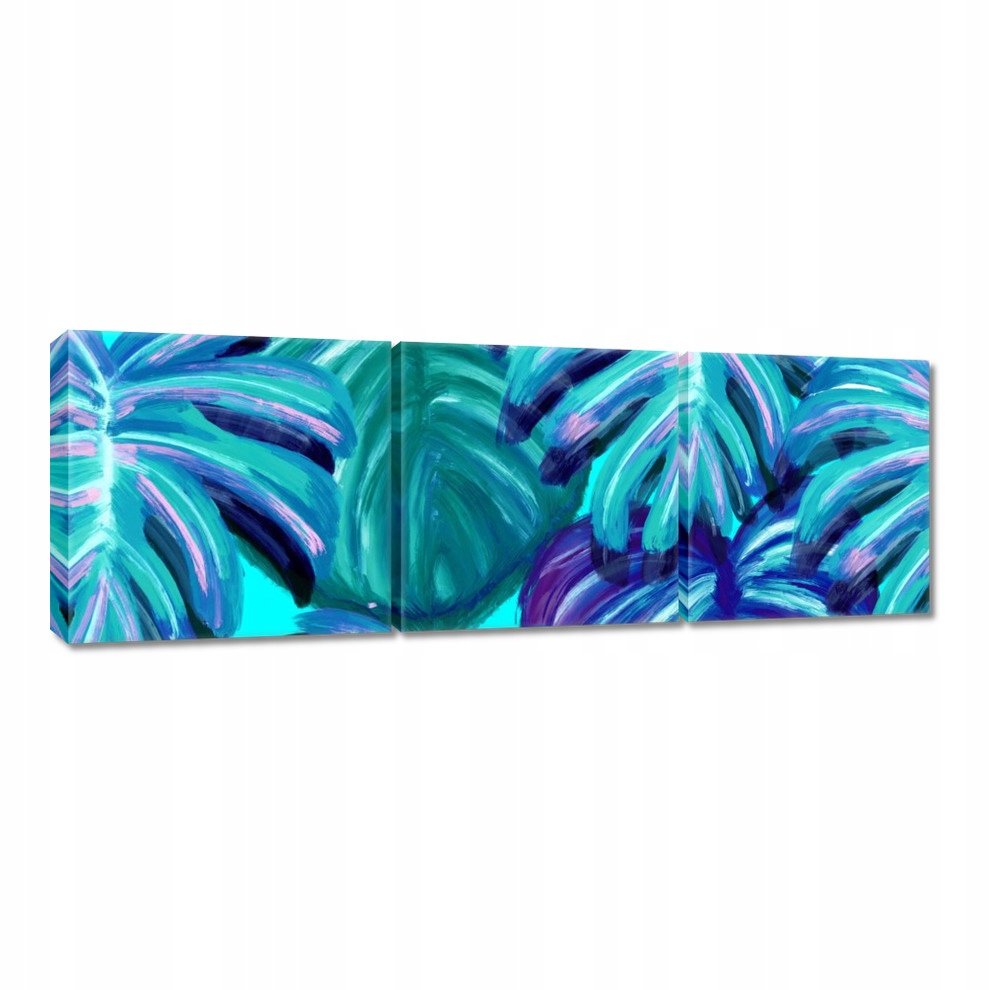 

Obrazy 60x20 Listki Monstera