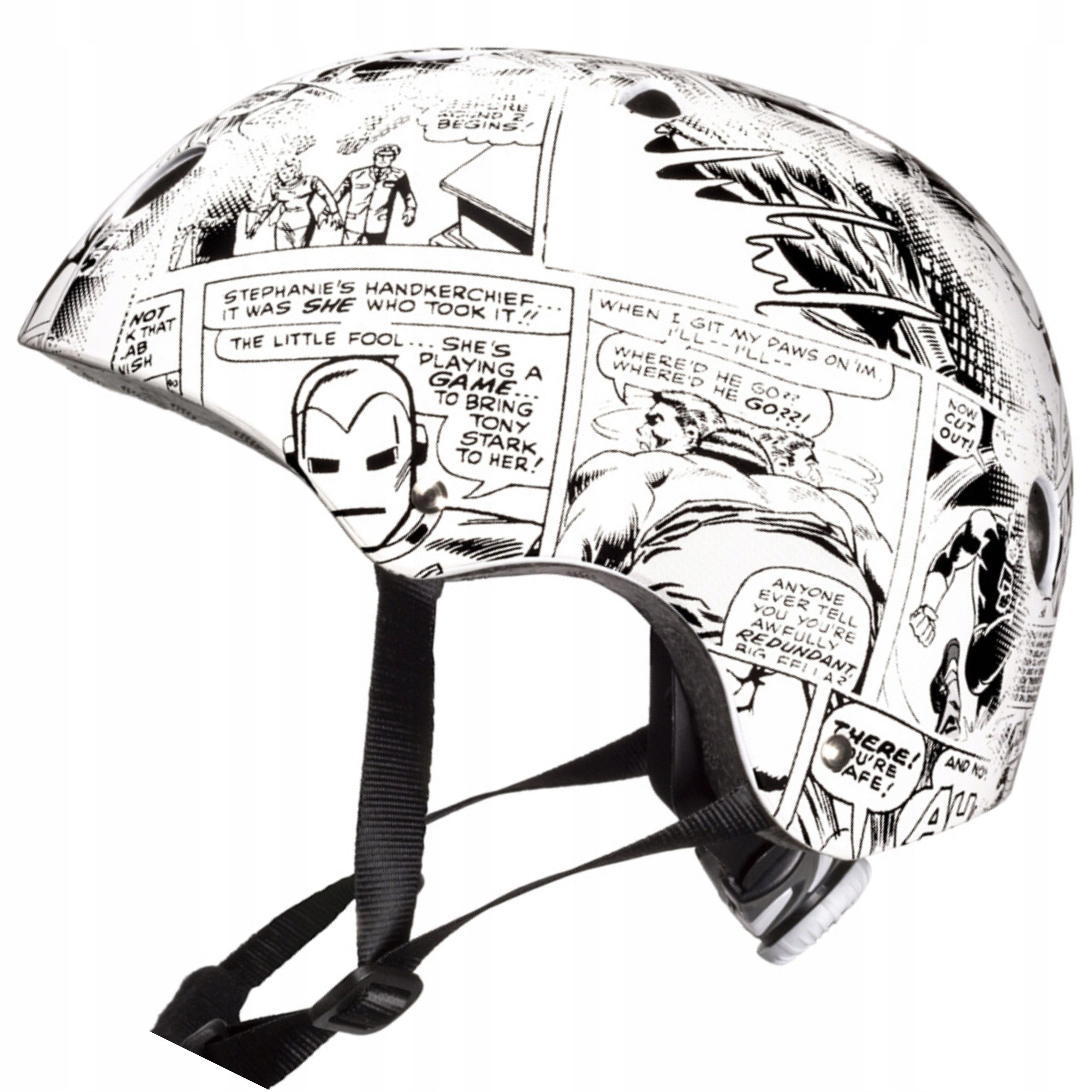 Kask Sportowy Rowerowy Dziecięcy Avengers M 52-56 cm Regulowany