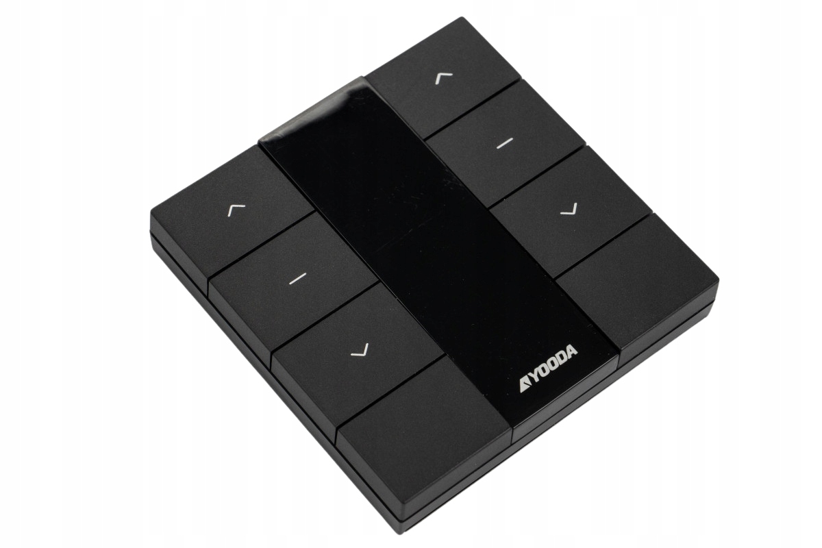 Yooda Nástenný diaľkový ovládač Oxo 30-kanálový, čierny, Ysh
