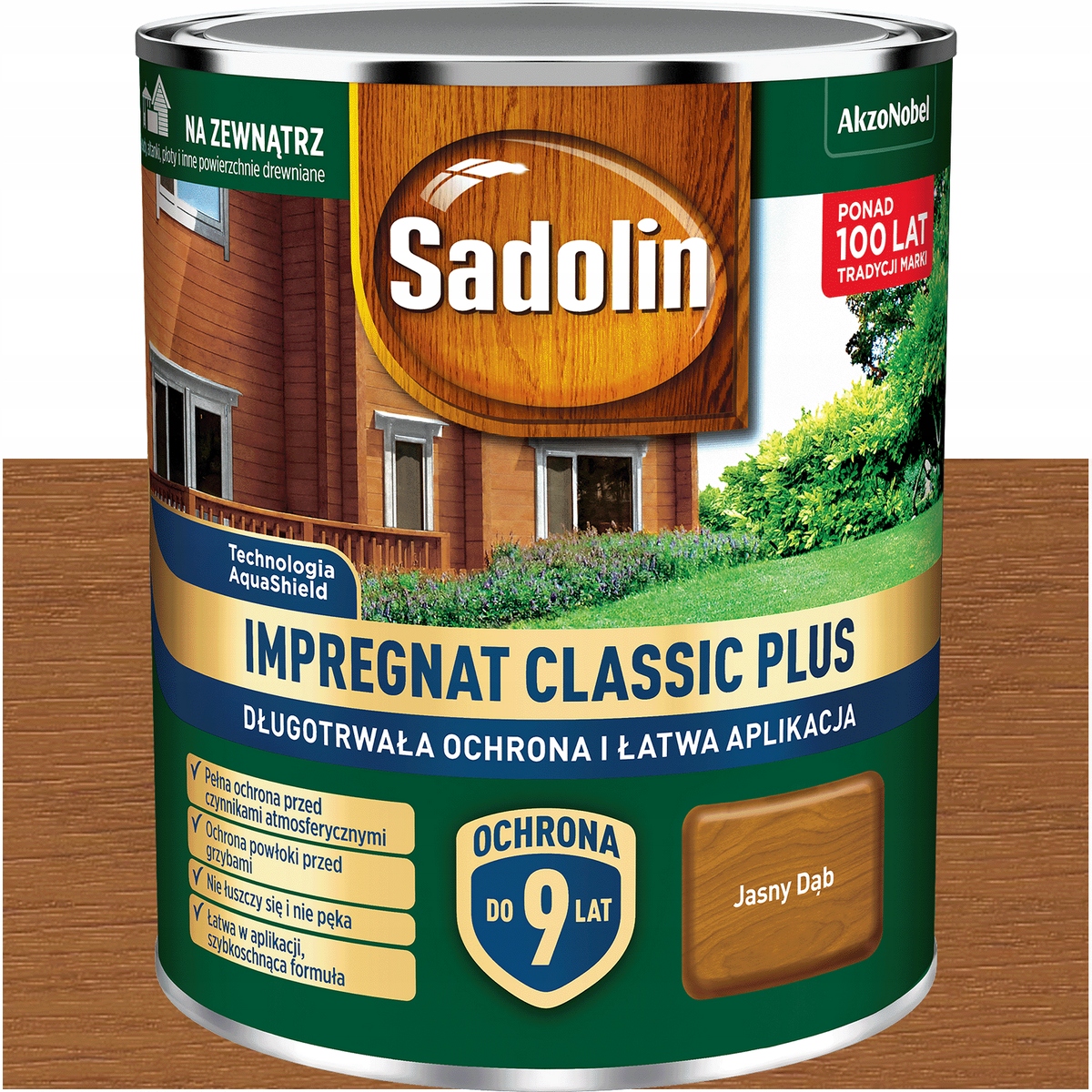 Farba Impregnát na drevo Sadolin Classic Plus Dub svetlý 9L