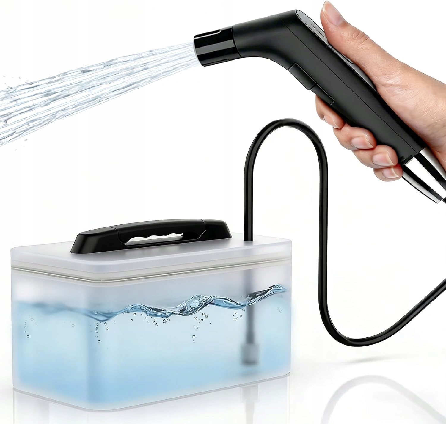 Stojanový Přenosný Bidet 2,3 L Elektrický Pro Kempování S Hadicí