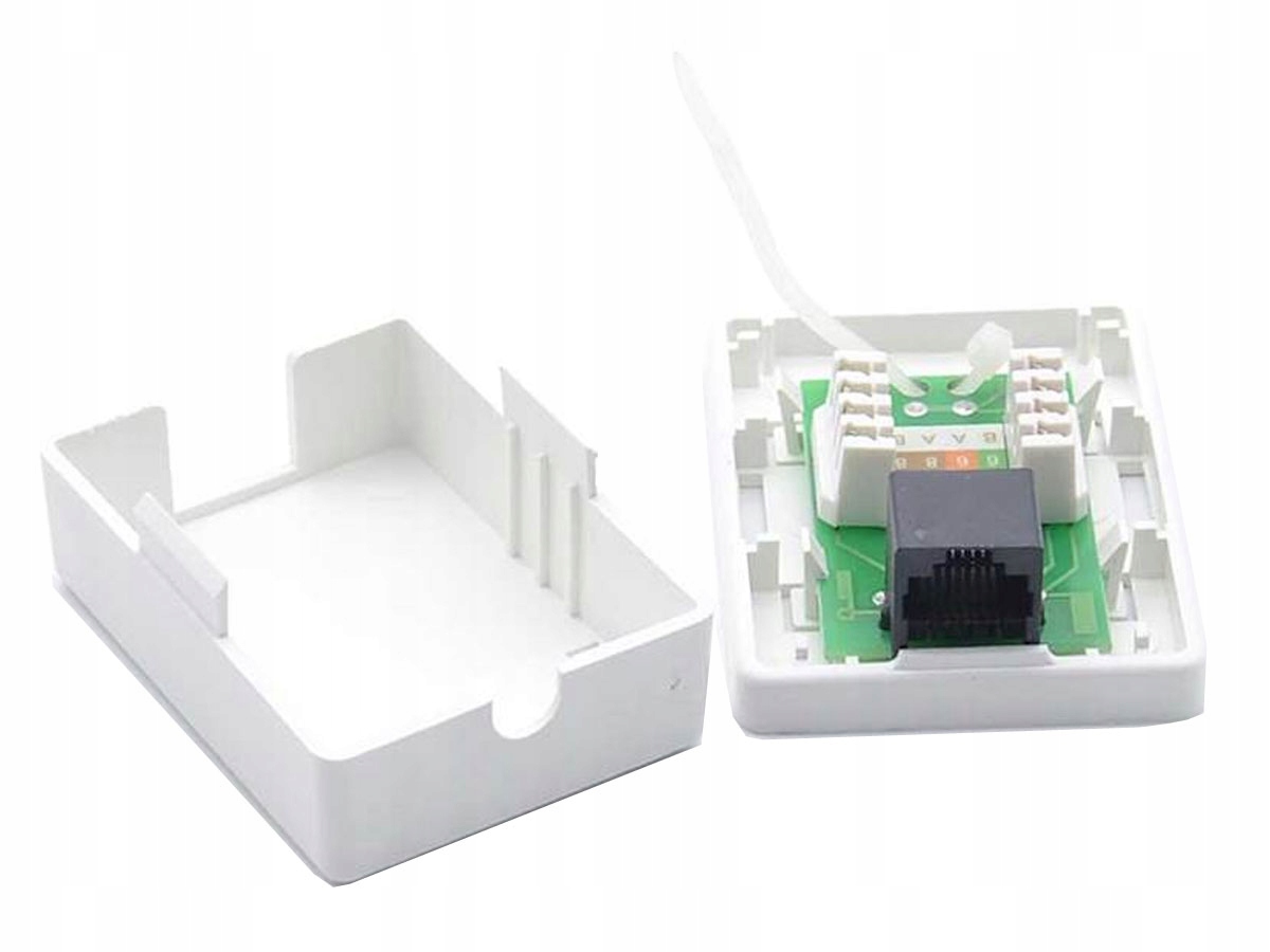 

Gniazdo RJ45 8P8C Kat5e 1 portowe