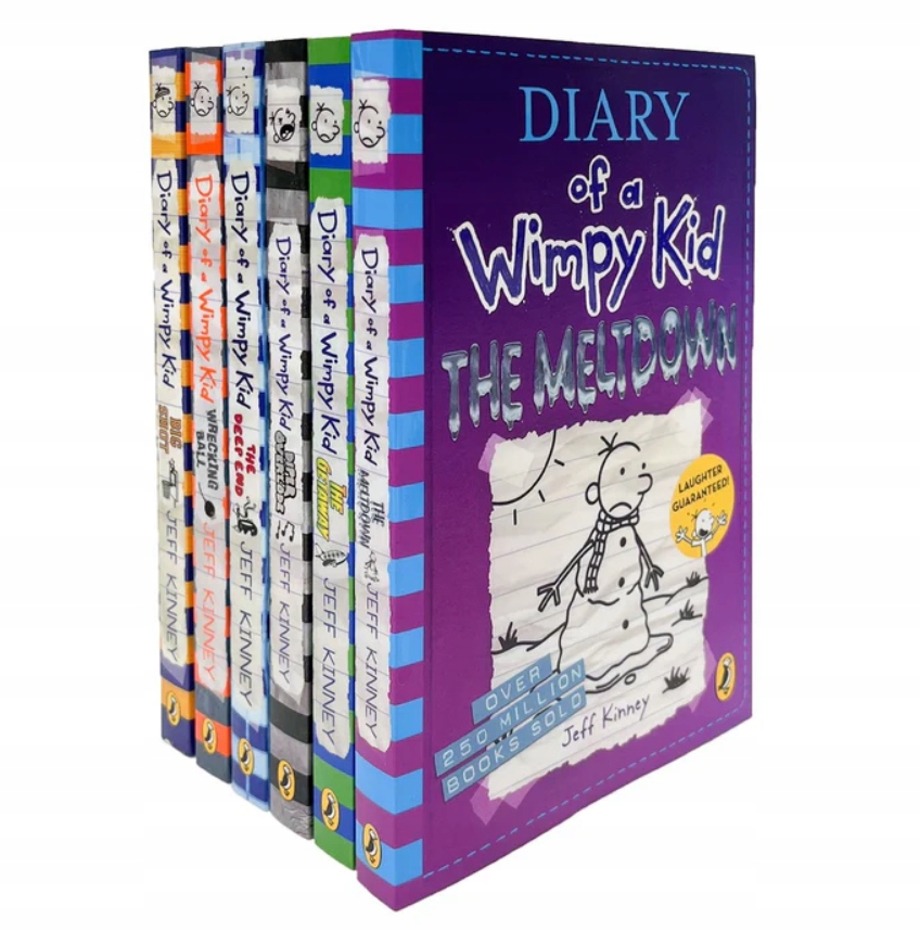 Diary of a Wimpy Kid Box Set 6 Books Jeff Kinney English Edition