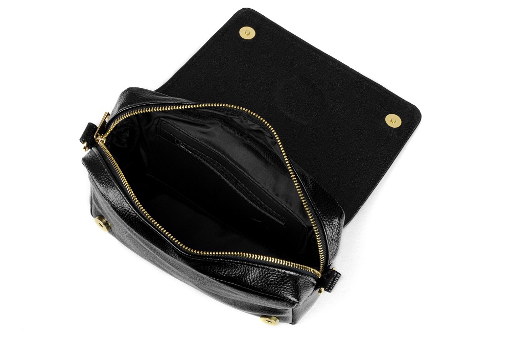 TOREBKA LISTONOSZKA LAURA BIAGGI BEŻOWA NA RAMIĘ Z PASKIEM LOGO Płeć kobieta