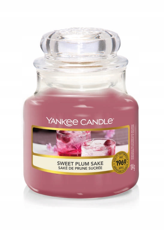 

Sweet Plum Saki - Yankee Candle - mała świeca