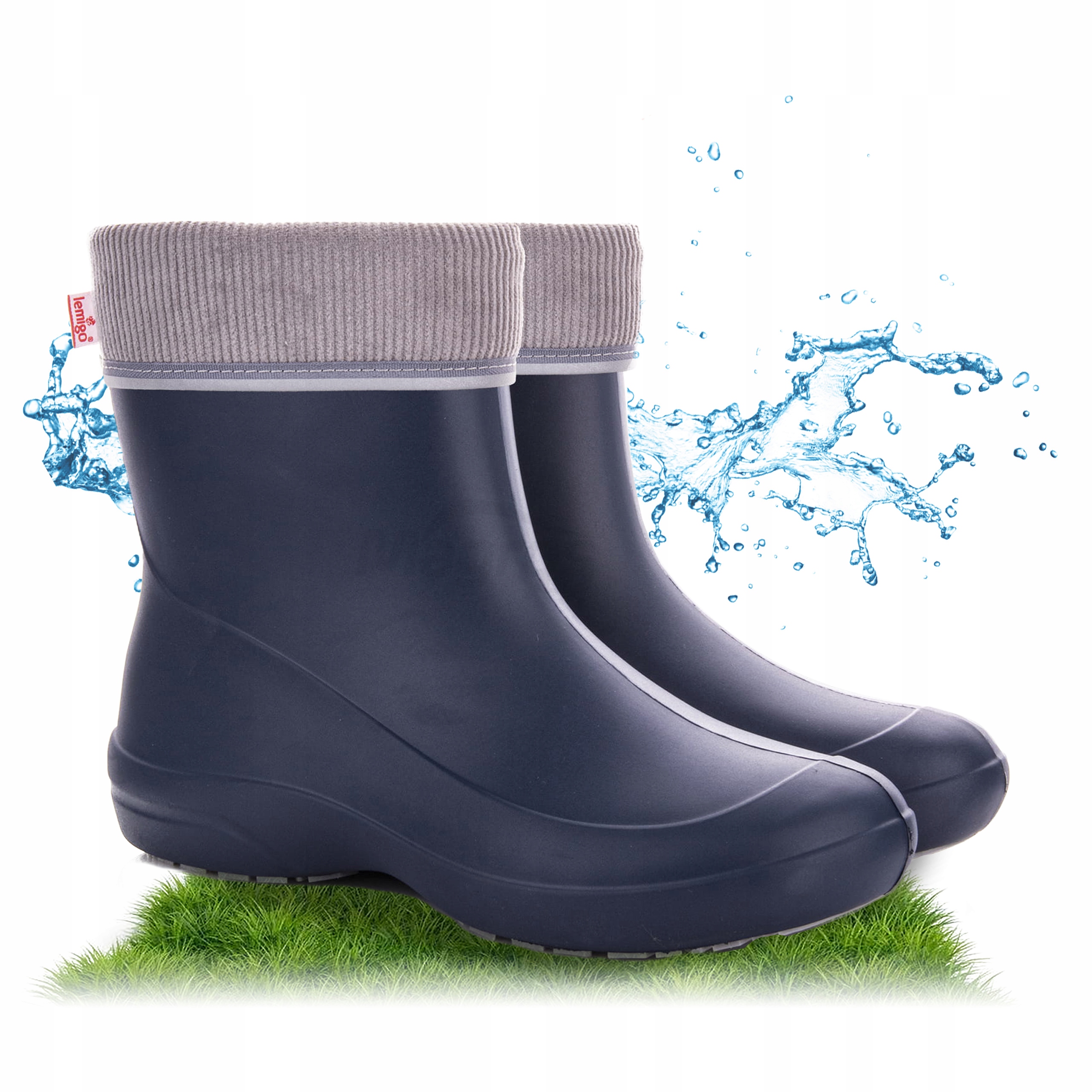 Holínky pěnové holínky Ultra Lehké Pohodlné Teplé Polské Lemigo Olga 40