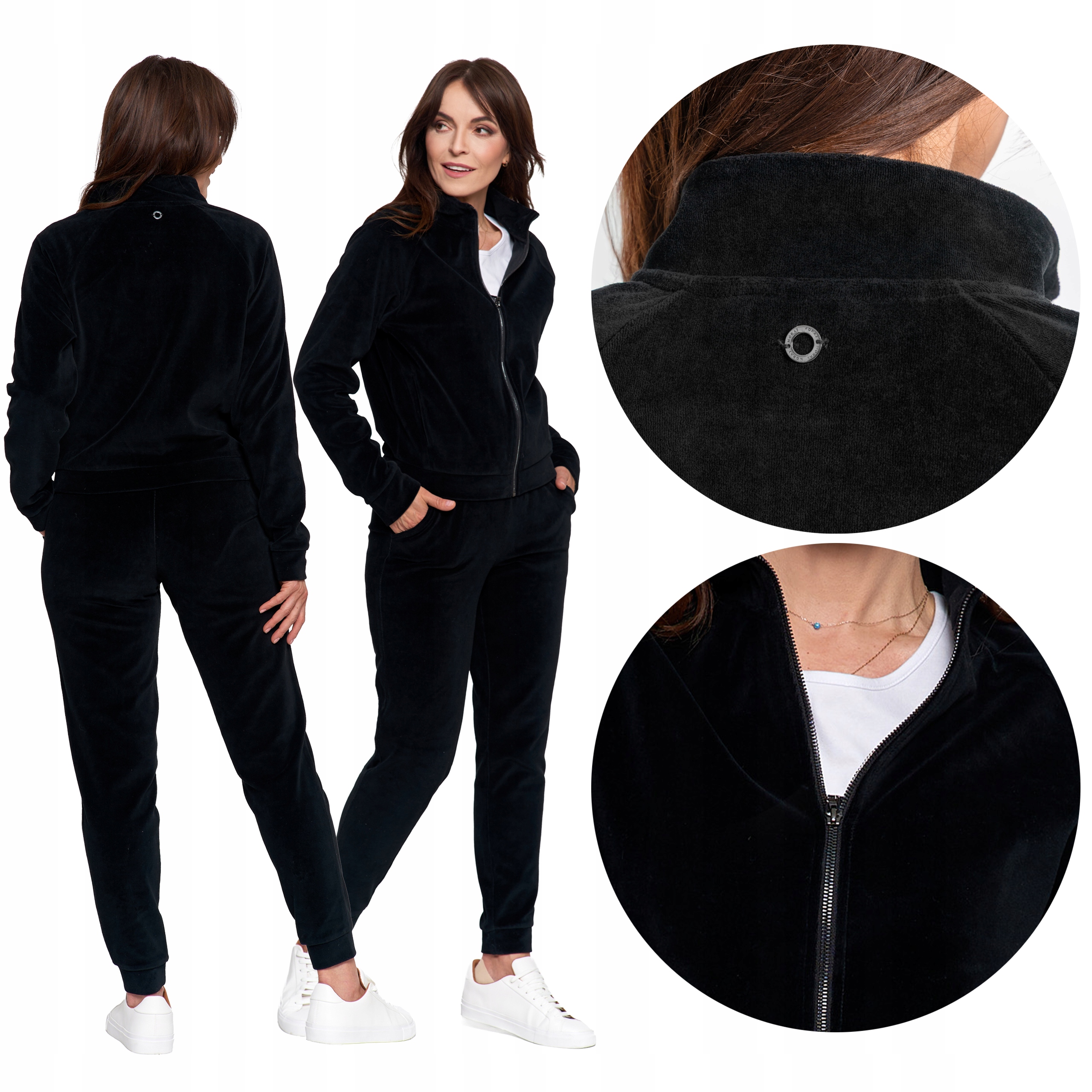 Dámské Teplákové Soupravy tepláková souprava Kalhoty Bavlna Mikina Moraj vel. M