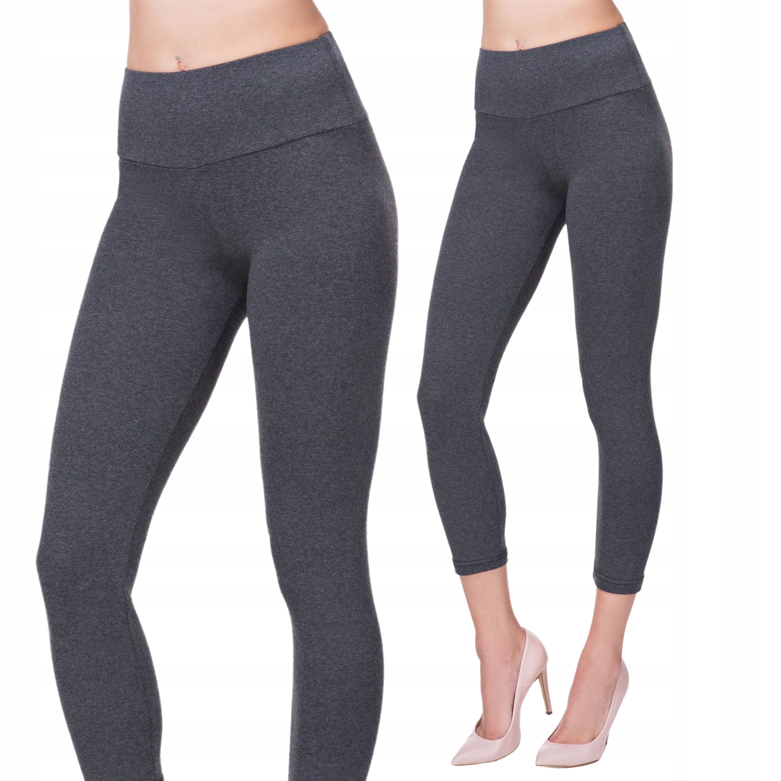 

Damskie Legginsy 3/4 Rybaczki Z Wysokim Stanem M