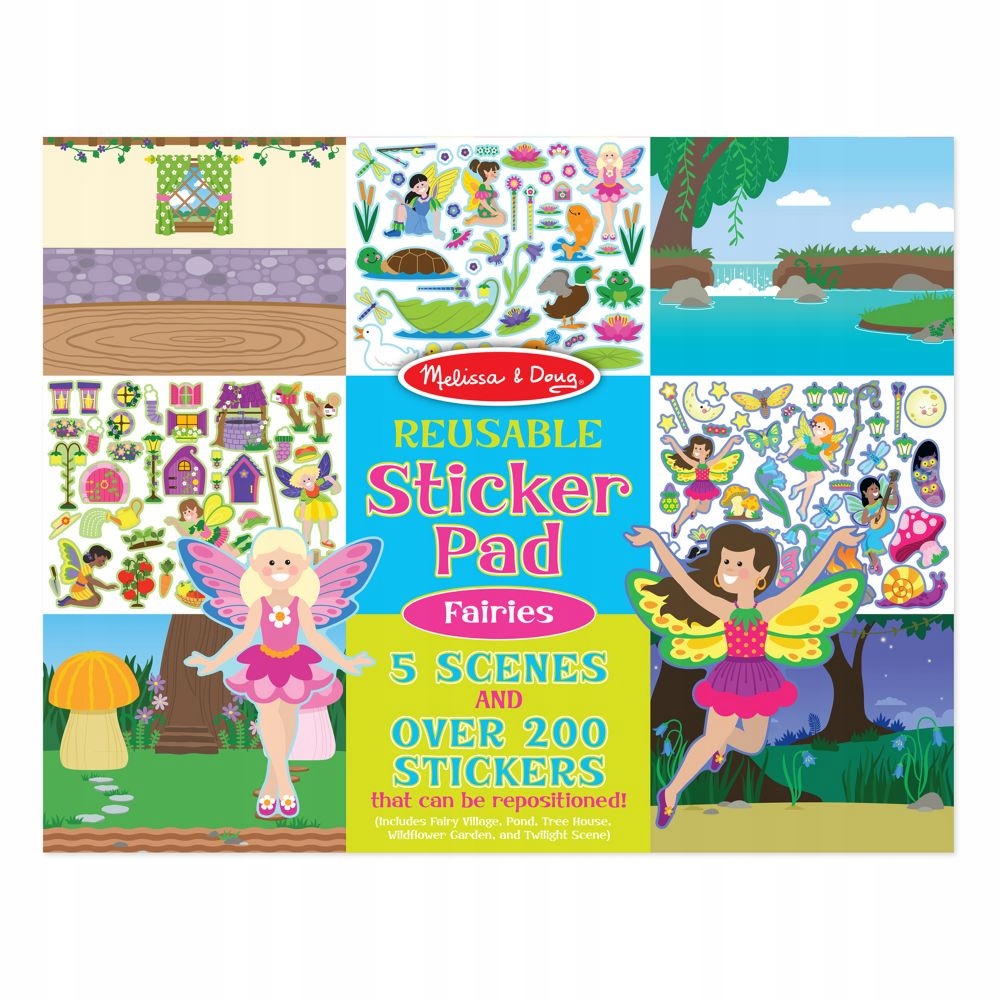 

Melissa&Doug Naklejki wielorazowe Wróżki