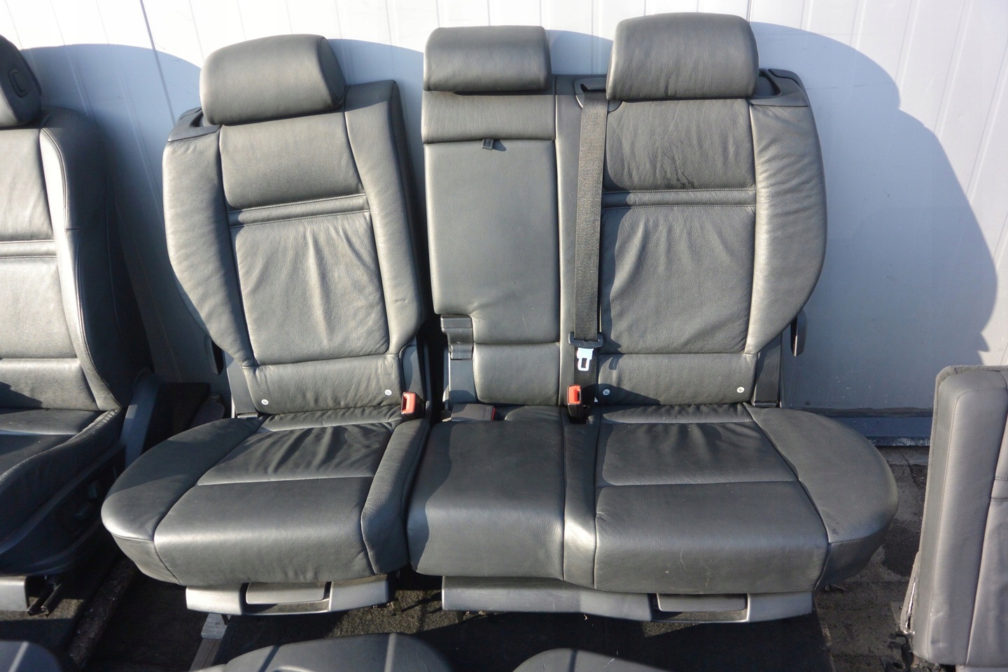 Sitz 2 3 RZAD heck Sitze BMW X5 E70 Leder schwarze KOMPLET