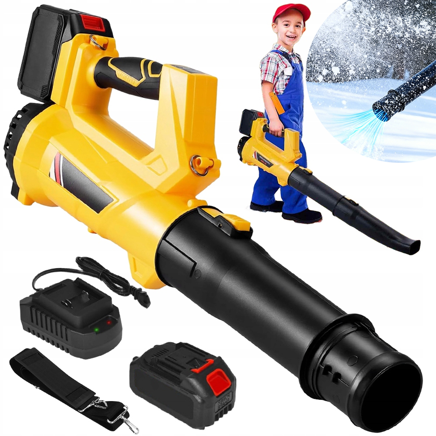 Foukač Na Zimu Pro Odklízení Sněhu Z Chodníku A Parkoviště