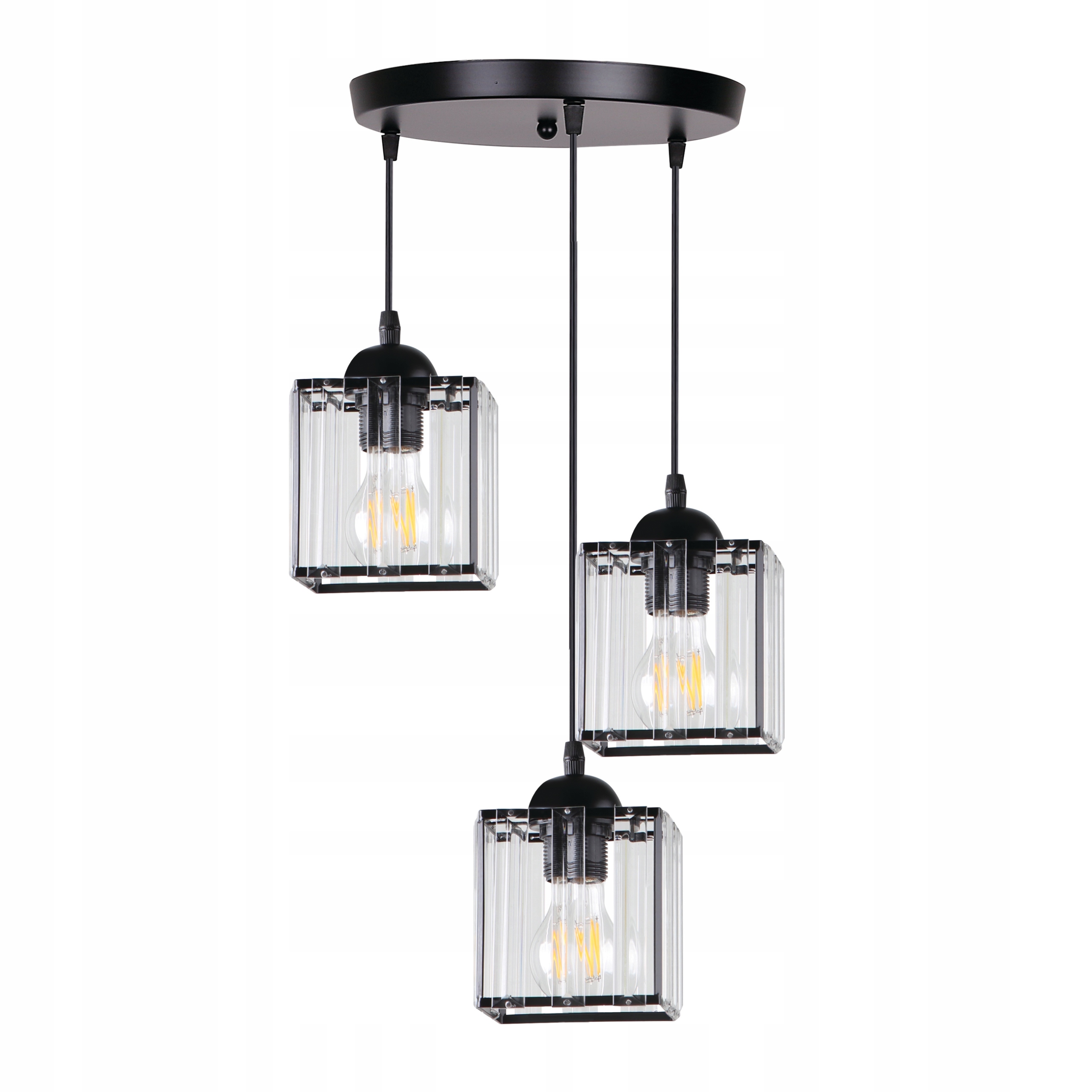 Závěsná Lampa Glassia Candellux Černá 33-21137