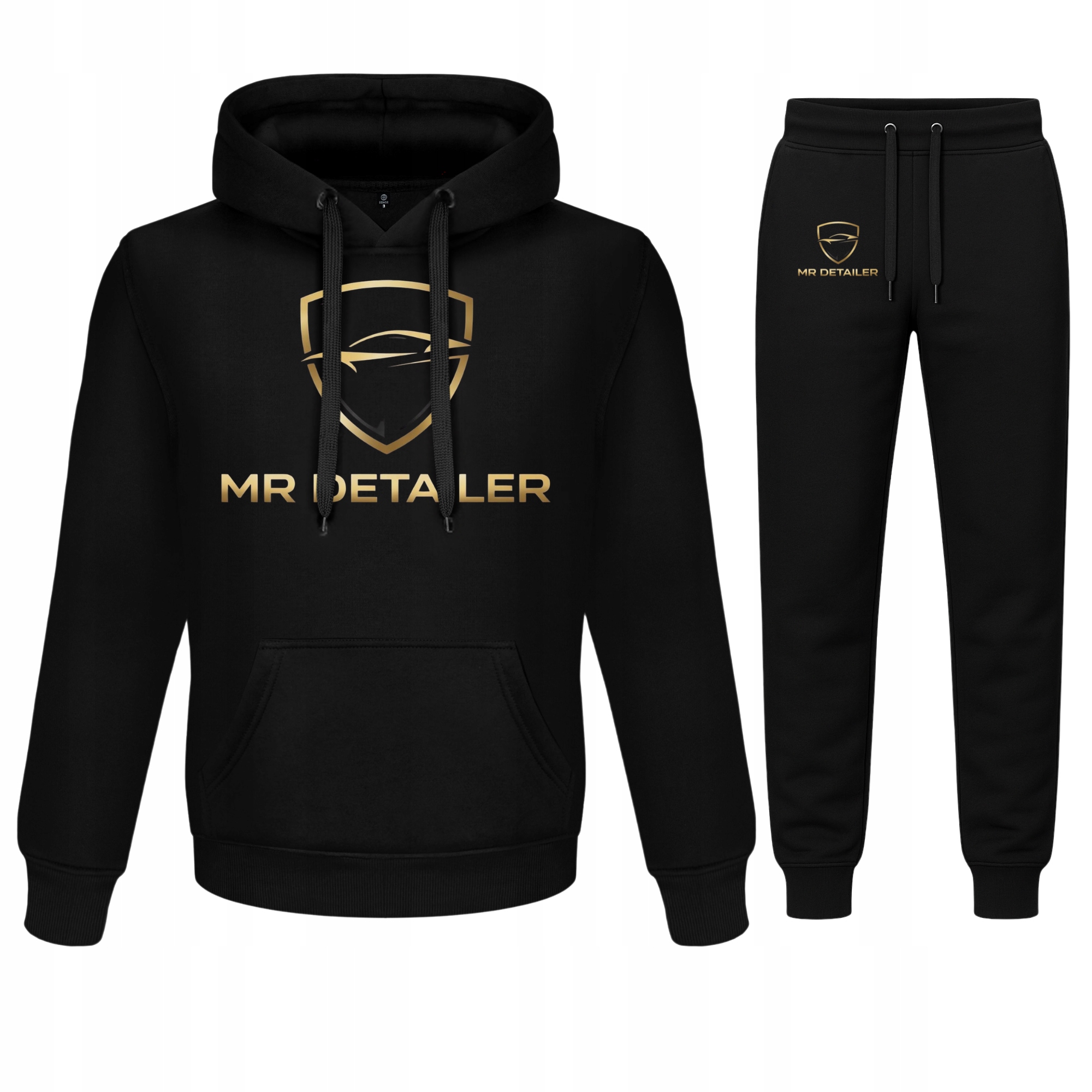 Mr Detailer Detailing Meski Tepláková Souprava Mikina S Kapucí Kalhoty XL