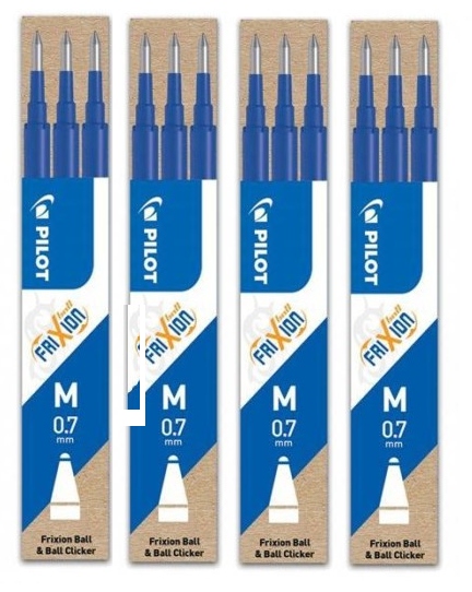 PILOT Frixion Wkład 0,7 Niebieskie 12szt