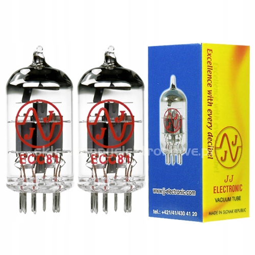 ECC81 12AT7 JJ-Electronic – 2 ks – vybraný pár