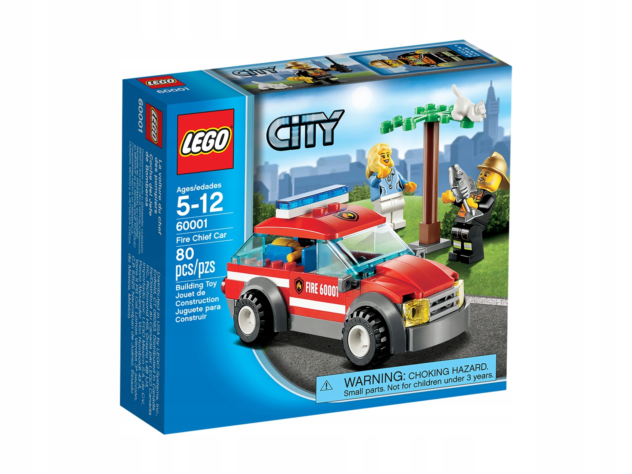 Lego City 60001 Samochód komendanta straży pożarnej Nowe