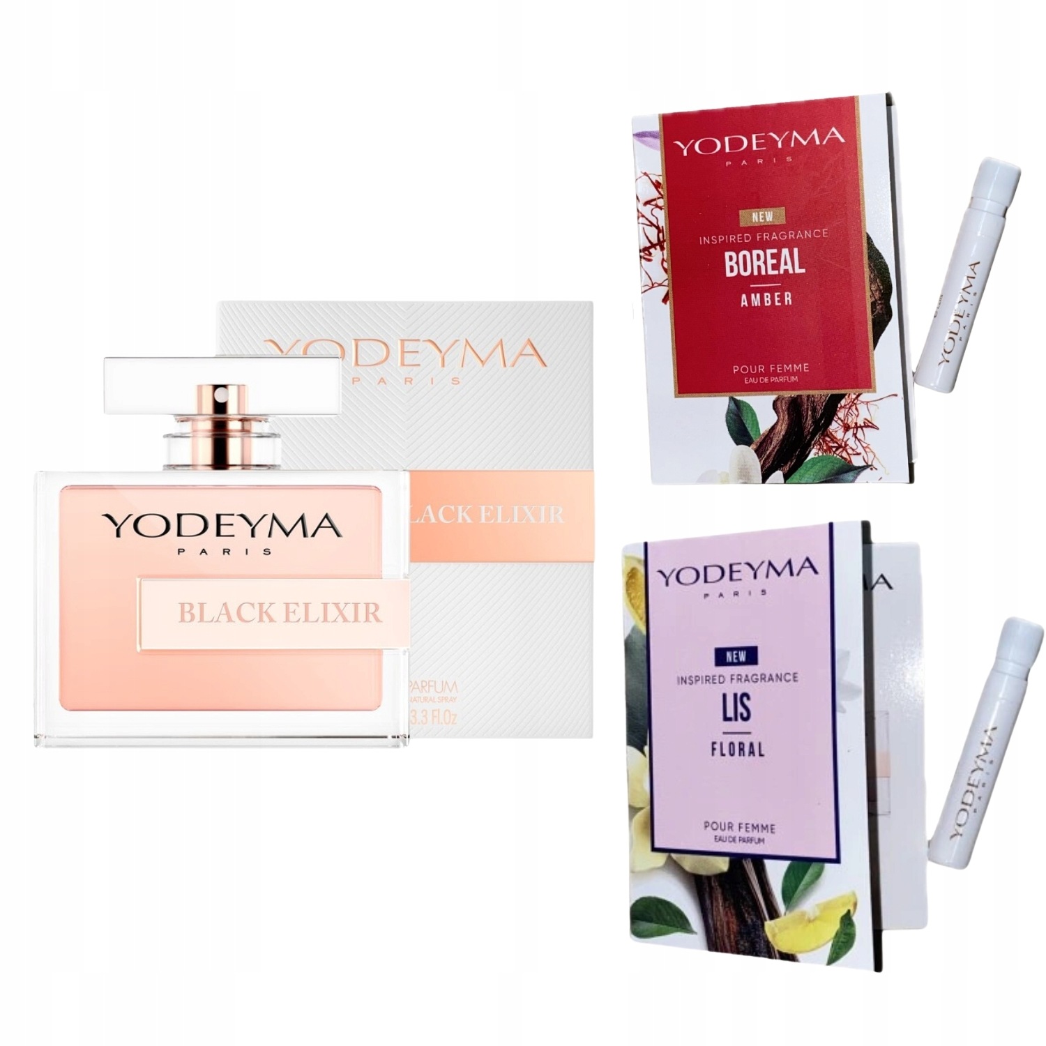 Yodeyma Black Elixir Parfémovaná voda pro ženy 100 ml 2 zkumavky