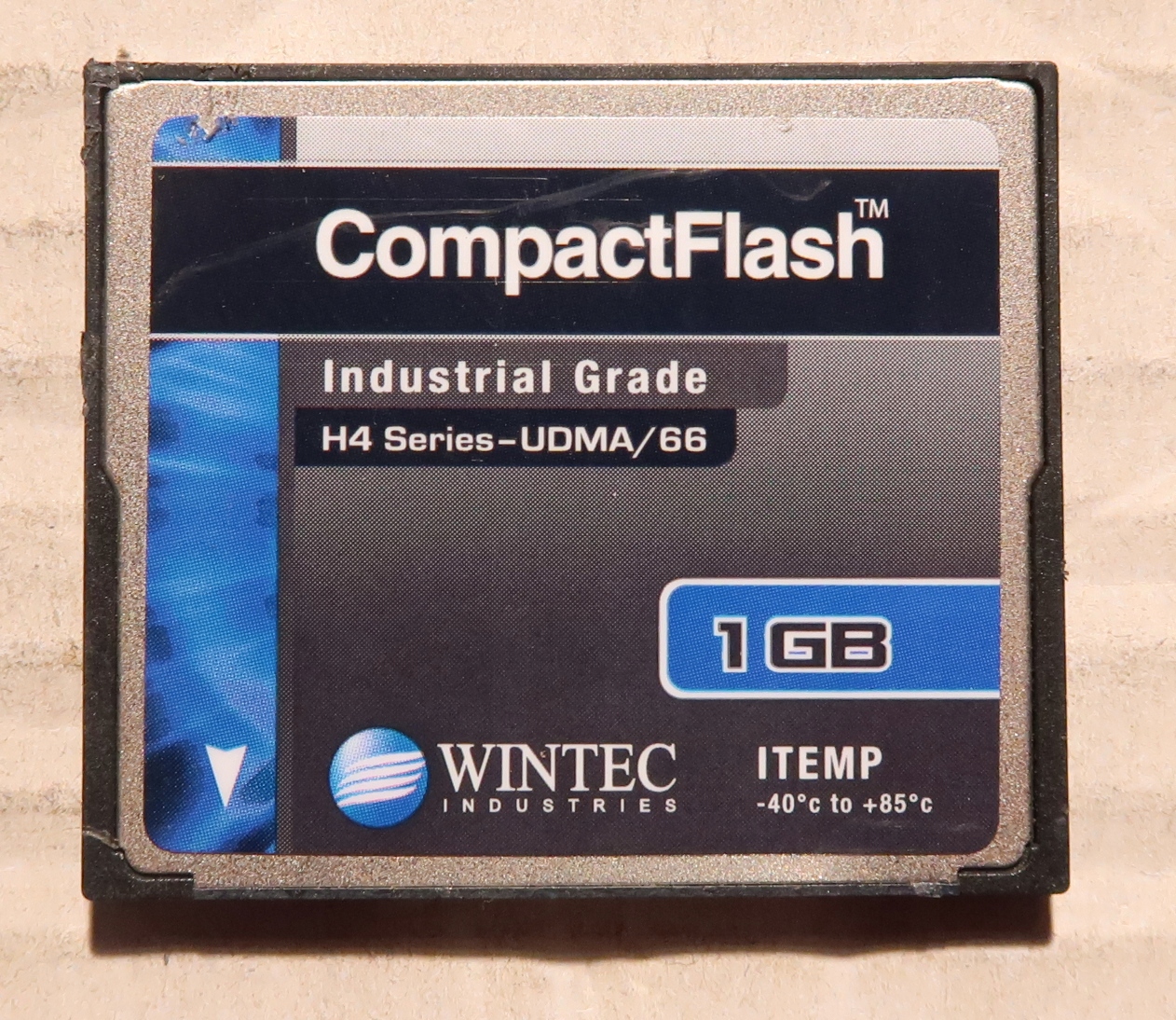 Karta Compact Flash CF 1GB WINTEC Industrial Grade H4 Series-UDMA/66