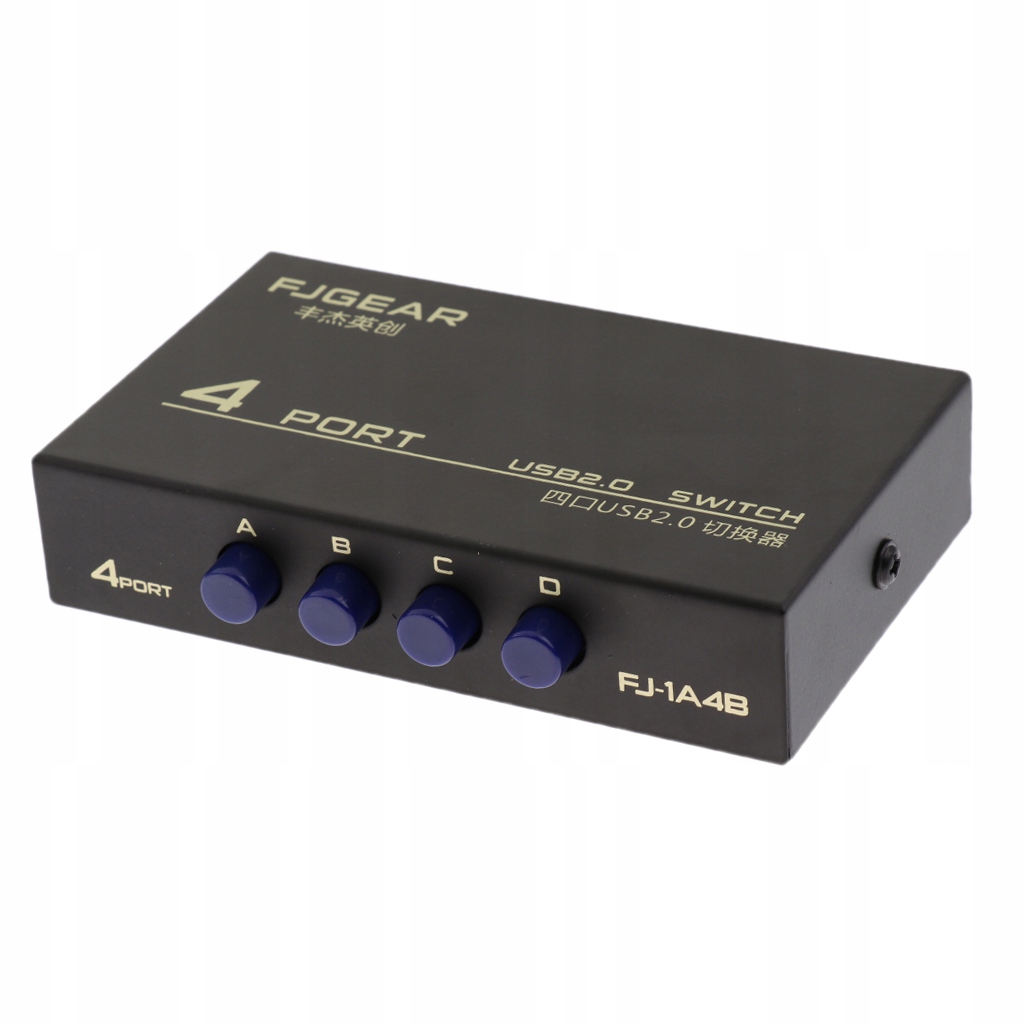 Przełącznik USB Hub Sharing Switcher Splitter 1 Ręczna drukarka do 4PC
