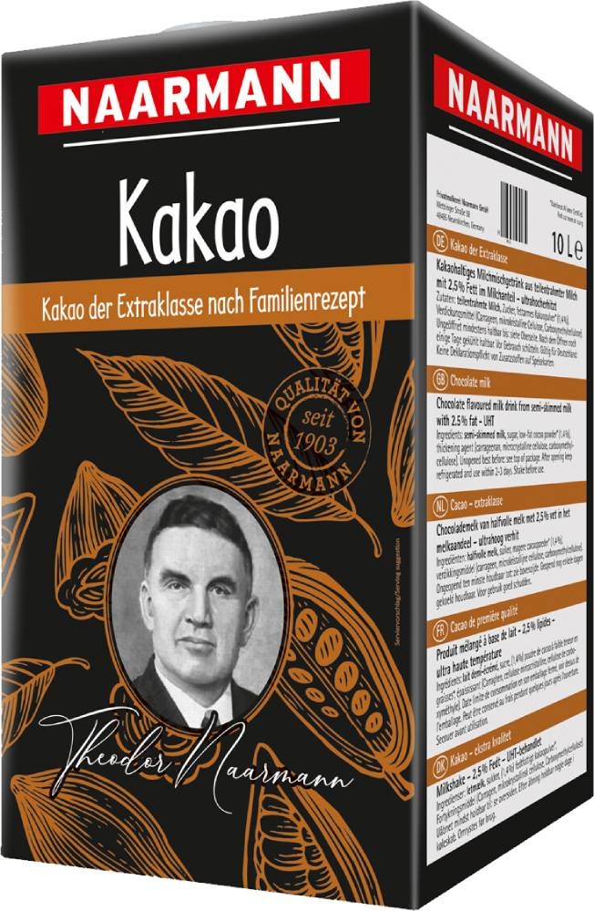 Naarmann Kakao Extraklasy pro gastronomii 10L Německo