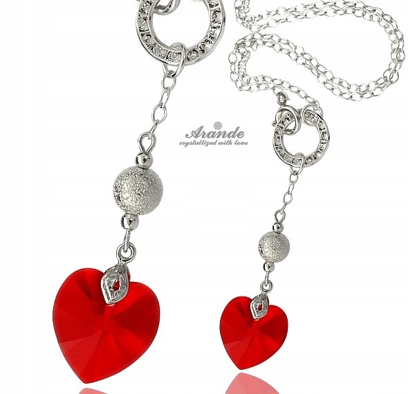 Krystalový náhrdelník Crystalear Stříbro Arande