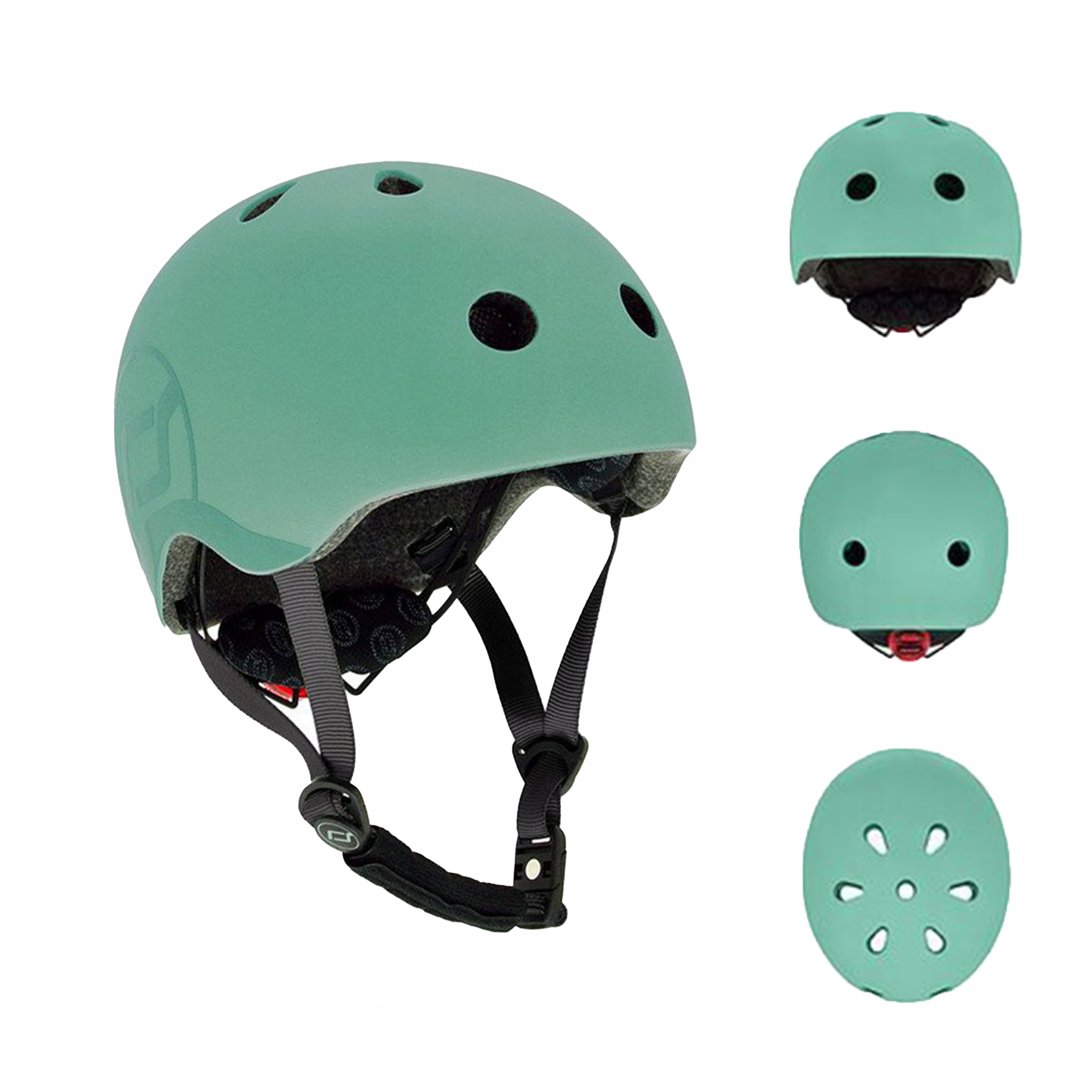 Kask Rowerowy Dziecięcy Scootandride Sm 3+ Forest