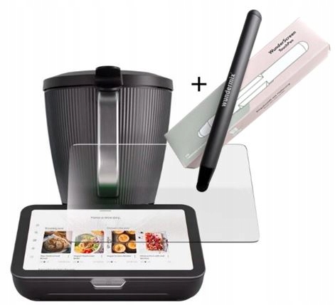 Szkło Folia Hybrydowa Rysik ekranu Zestaw Thermomix TM7 Ochrona Germany