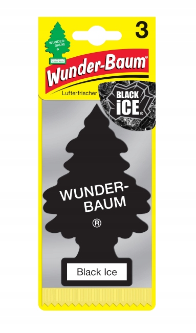 CHOINKA ZAPACHOWA CLIP BLACK ICE /3SZT