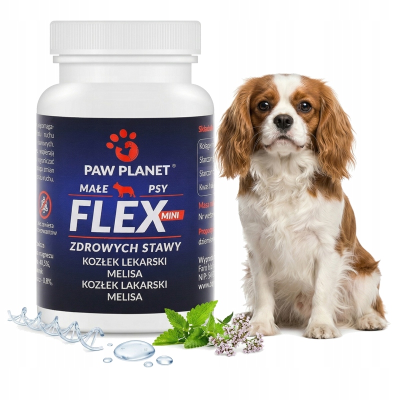 Paw Planet Flex Mini 120tab Malé Psy Klouby Kolagen Glukosamin Hyalurinát