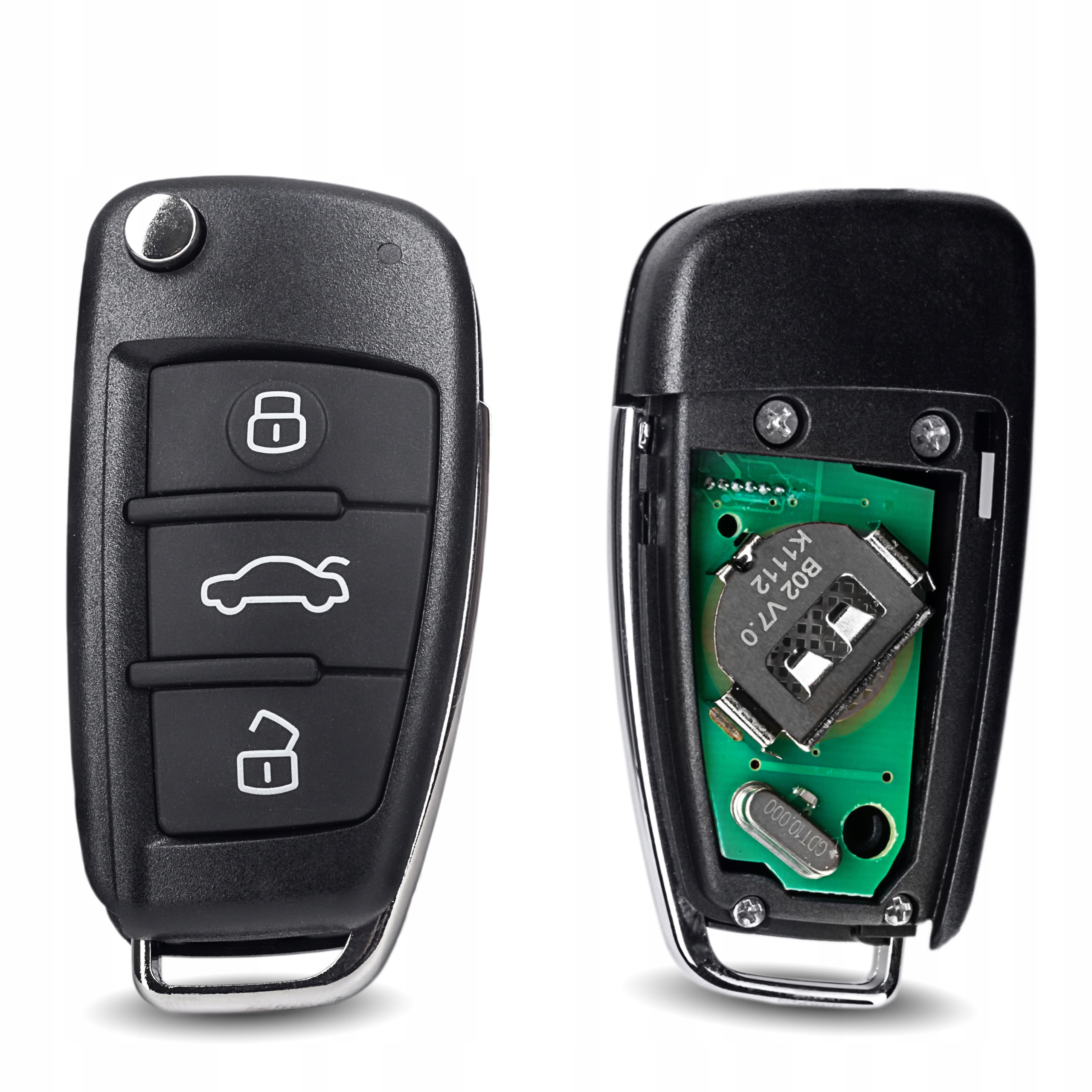 Zdjęcie AWparts KLUCZYK Z ELEKTRONIKĄ AUDI A3 A4 A6 A8 Q3 Q5 PROG-H