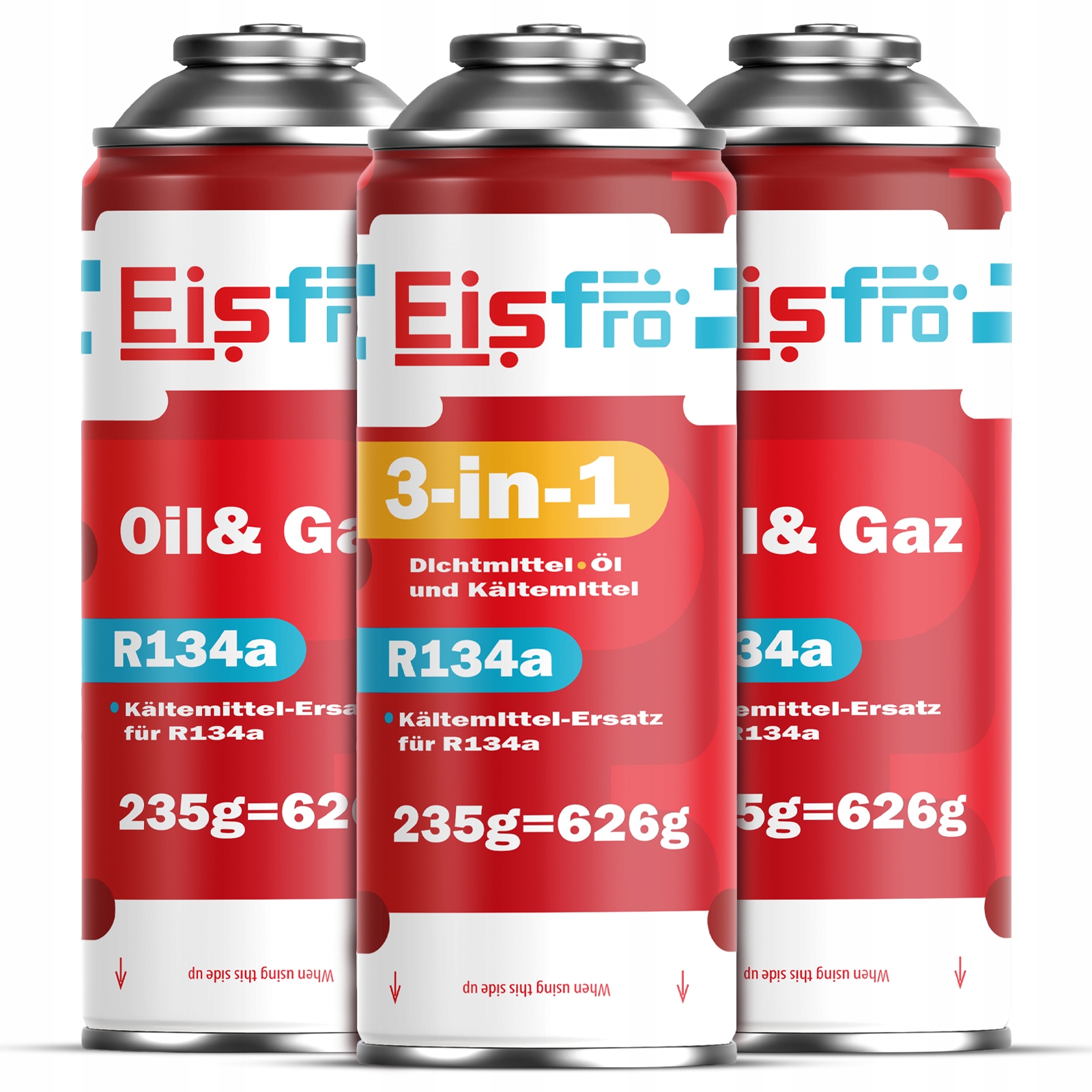 3x Gaz Pro Klimatizace R134a chladivo 2v1 3v1 705g