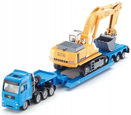 

Siku 1847 Ciężarówka Man z lawetą + koparka | 1:87