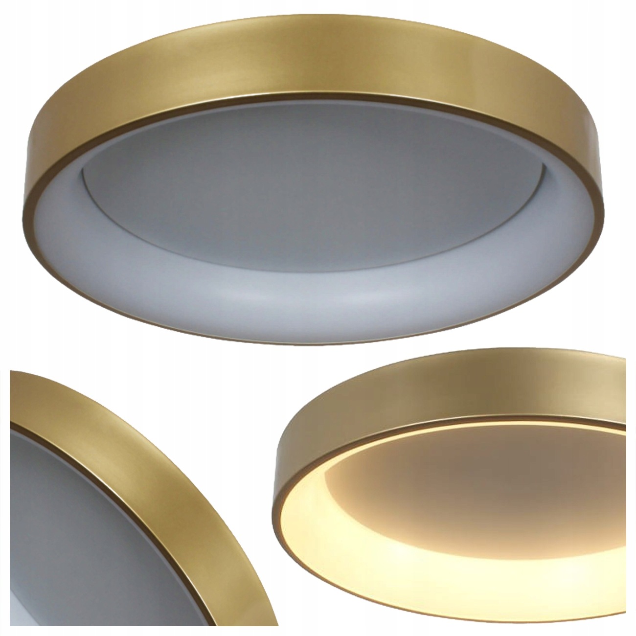 Plafon Georgia 60 CM Złoty Led Cct