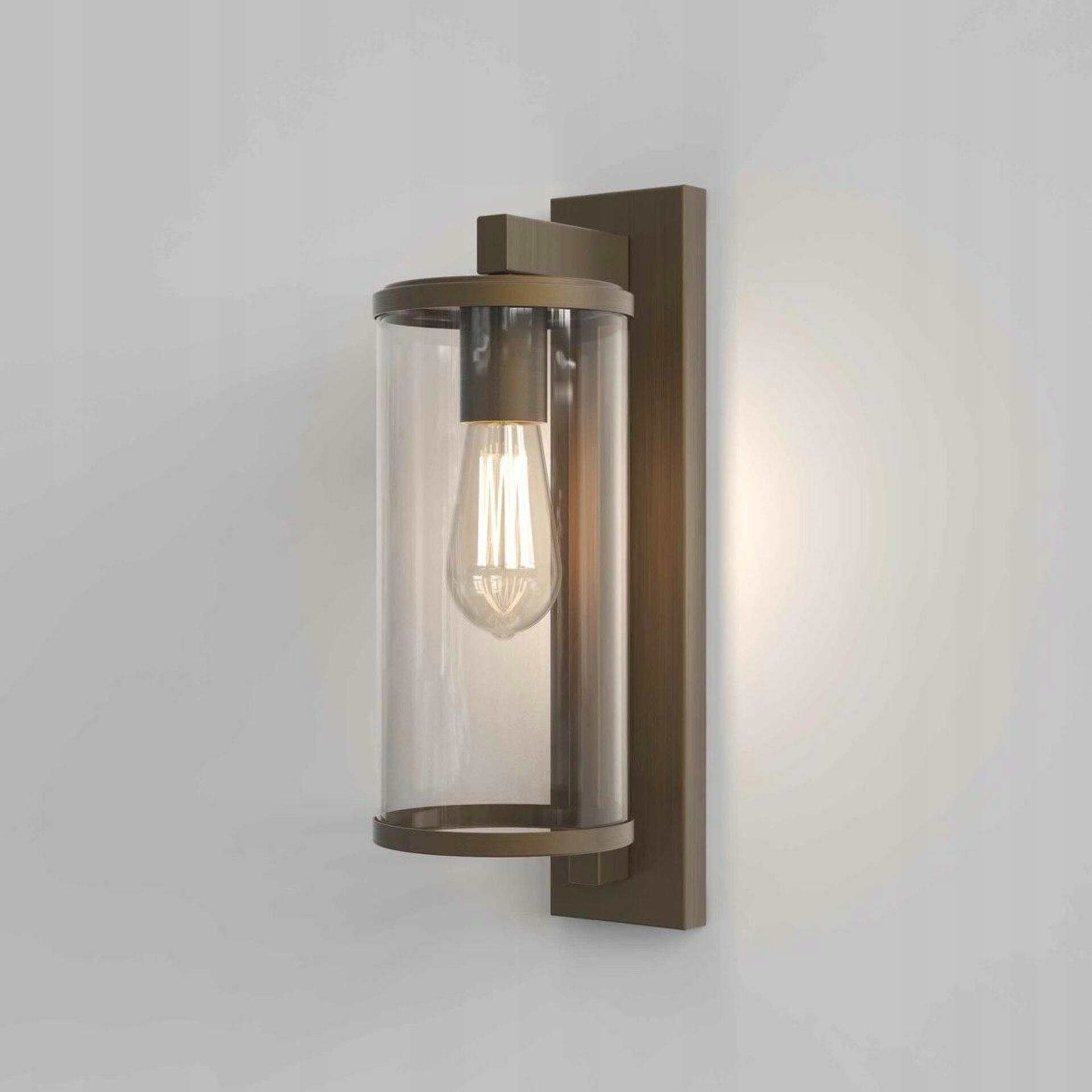 Vonkajšie nástenné svietidlo Astro Pimlico 400, bronz, E27, IP23, 400 mm