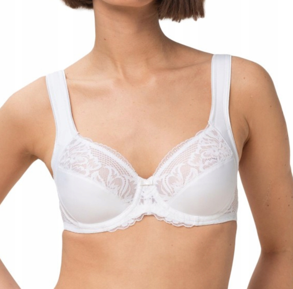 Triumph Podprsenka Modern Lace Cotton W02 Bílá 95C
