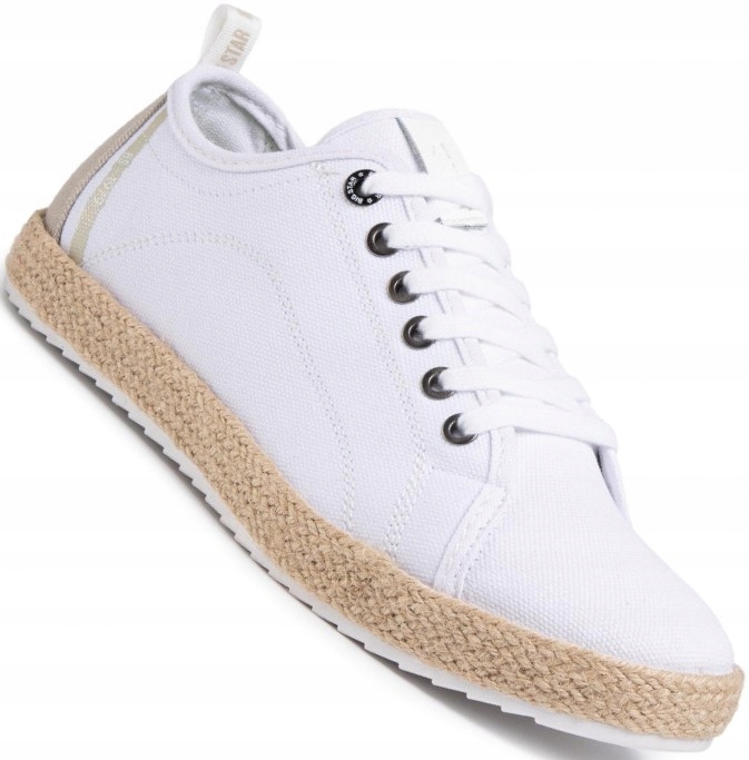 

Wygodne Espadryle Trampki Big Star FF174155 Białe