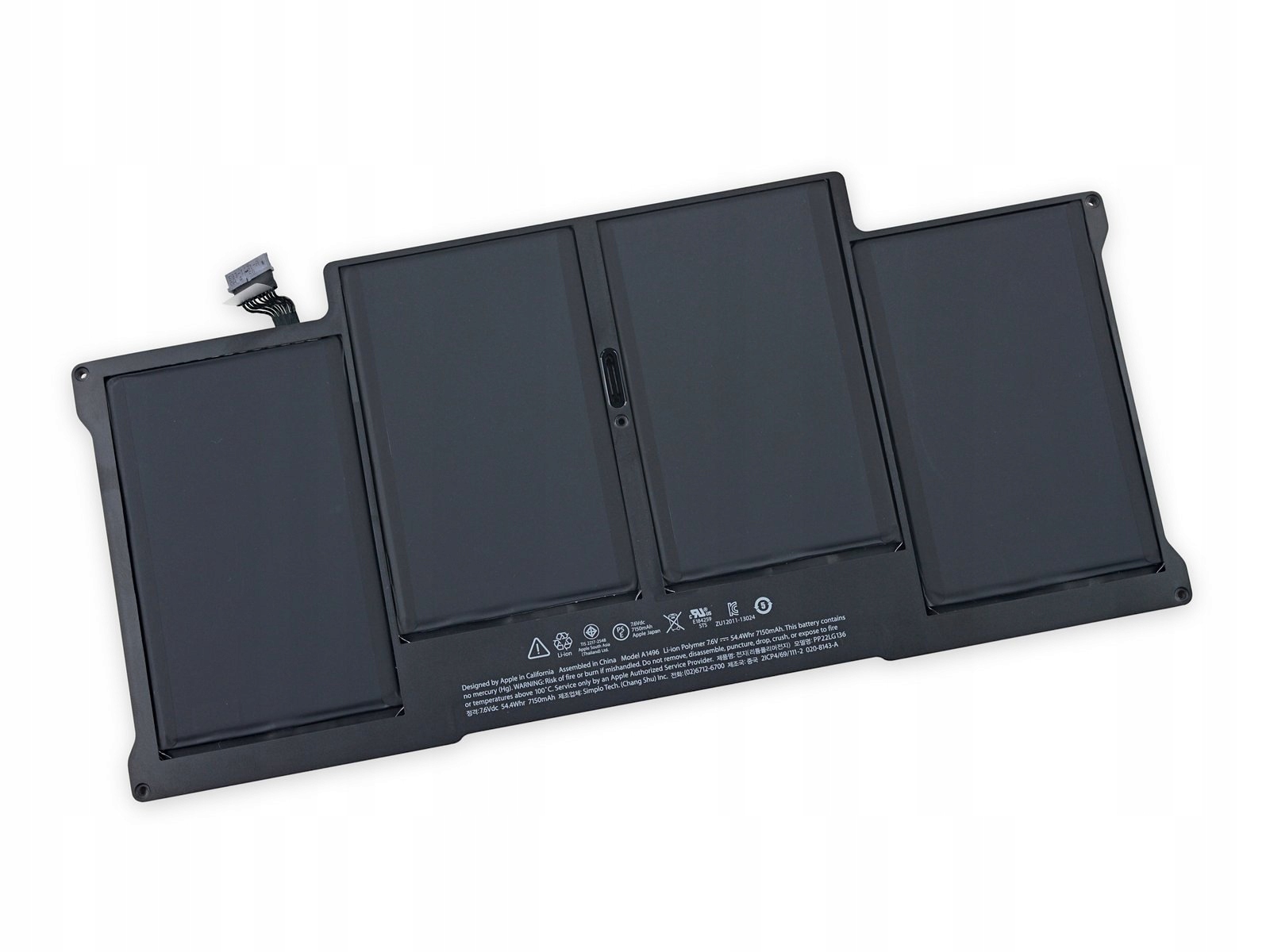 MacBook Air 13 A1466 Early 2015 MJVE2LL/A Battery 7.6V 54.4Whr