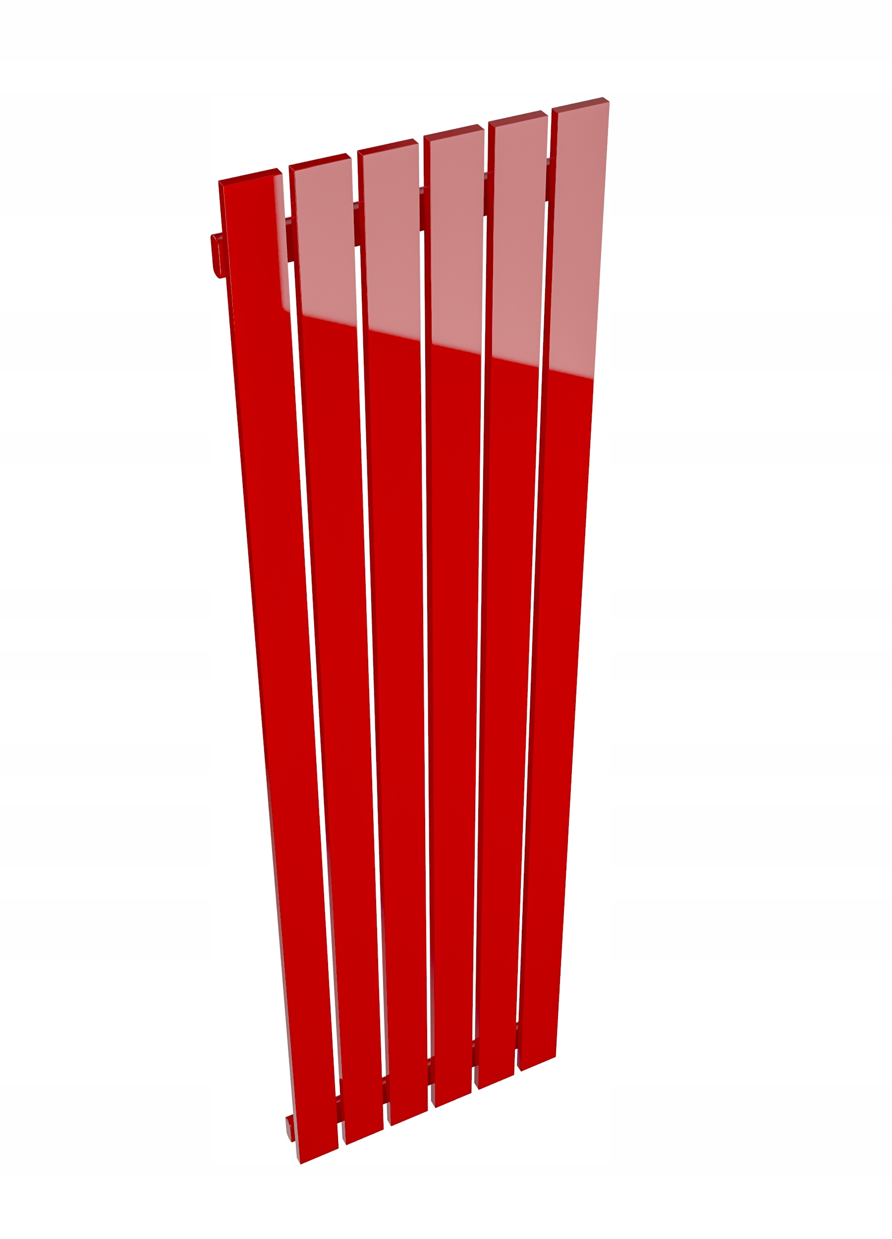 Dekoratívny panelový radiátor 180x45 Červený