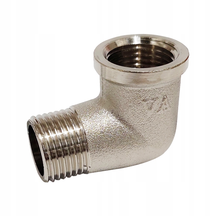 

Kolano Mosiężne 1/2" Gz/gw Kolanko Niklowane