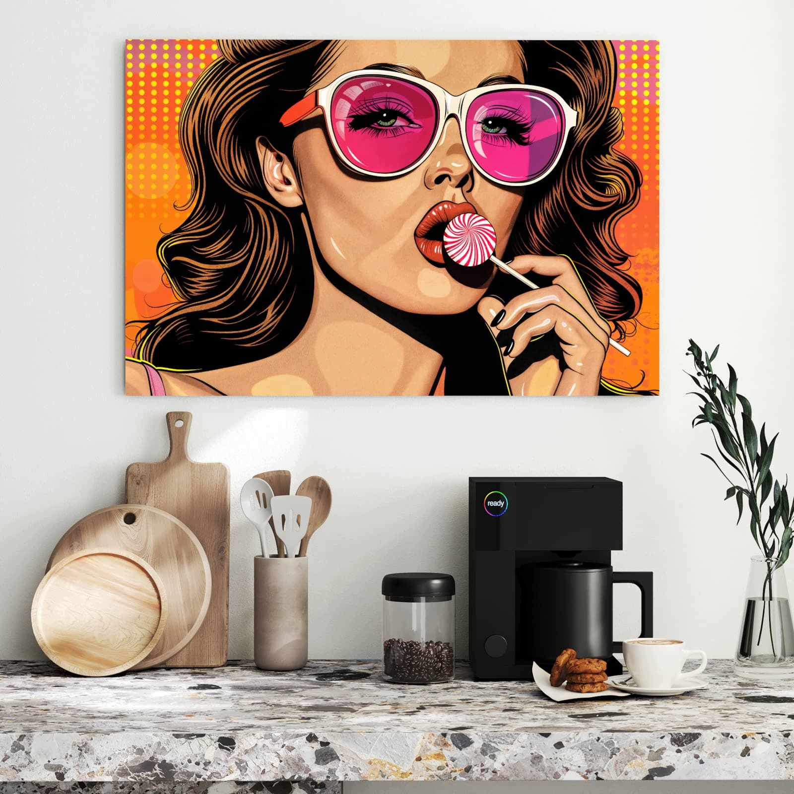 Magnetická tabule S Žena 90 × 60 cm