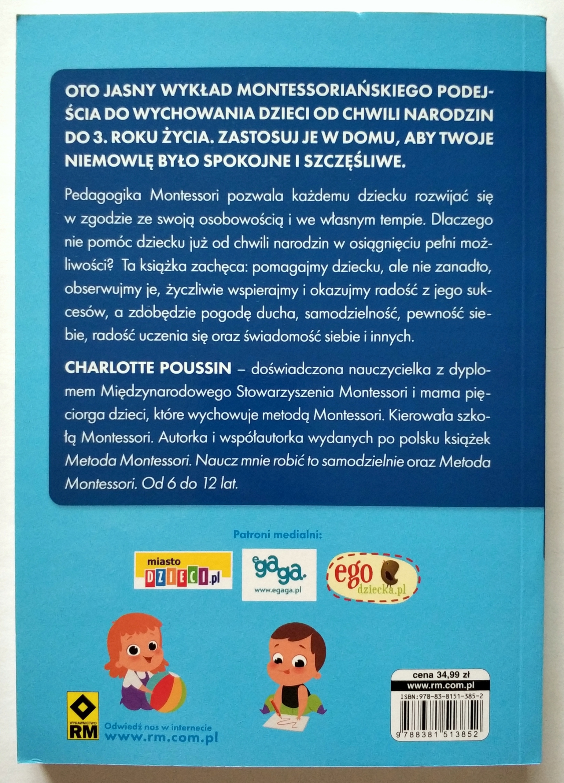 METODA MONTESSORI DO TRZECIEGO ROKU ŻYCIA, POUSSIN Język publikacji polski