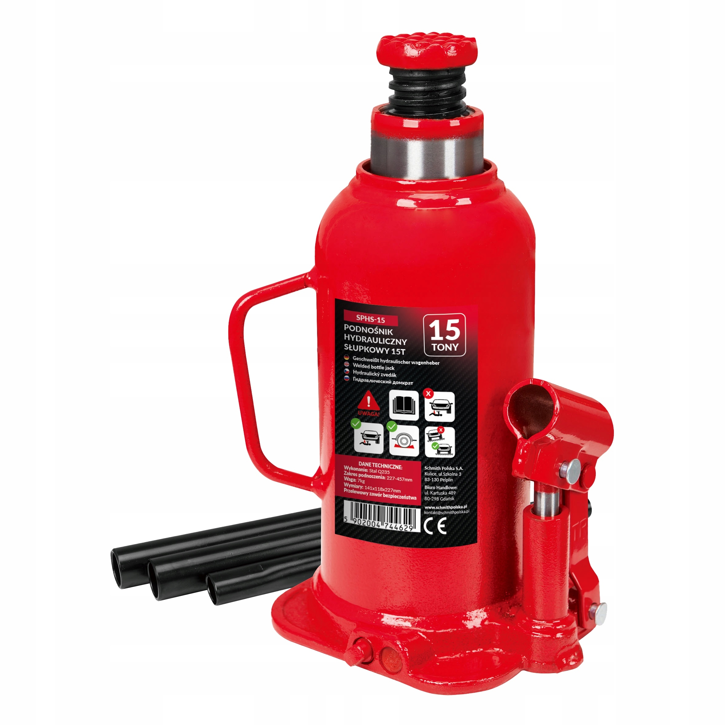 Hydraulický stĺpikový zdvihák 15T Schmith