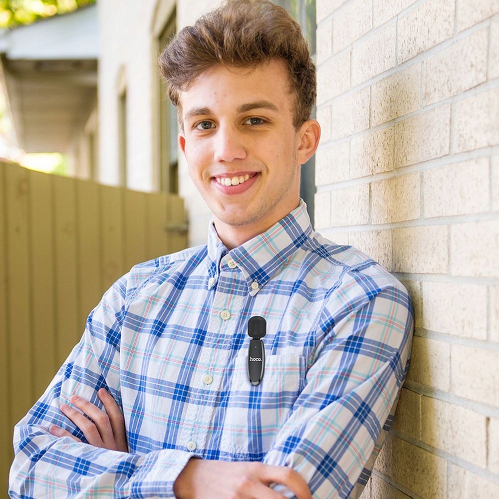 BEZPRZEWODOWY MIKROFON KRAWATOWY do Lightning |iPhone iOS Charakterystyka kierunkowa dookólna (kołowa)