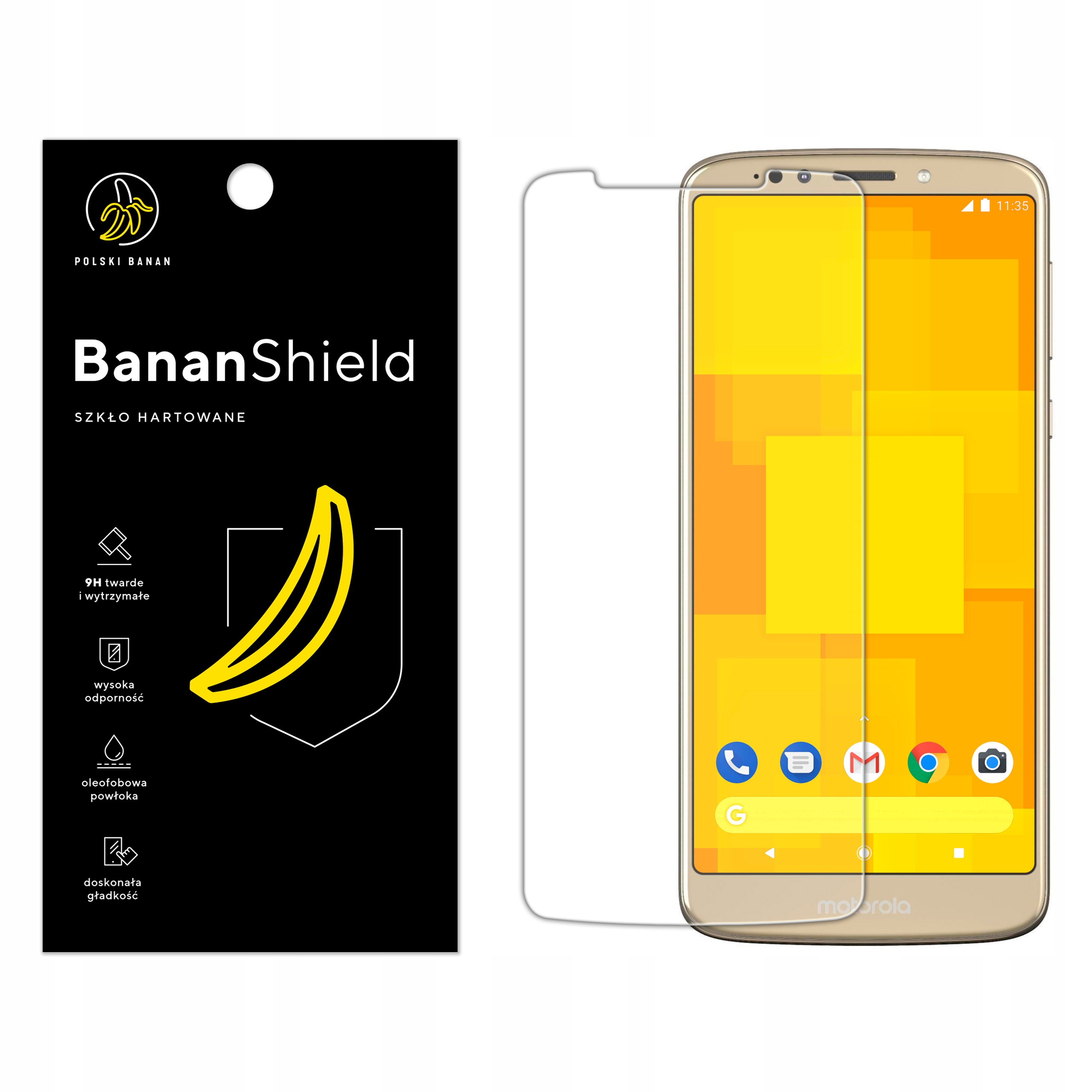 

Szkło Hartowane 9H do Motorola Moto E5 Plus