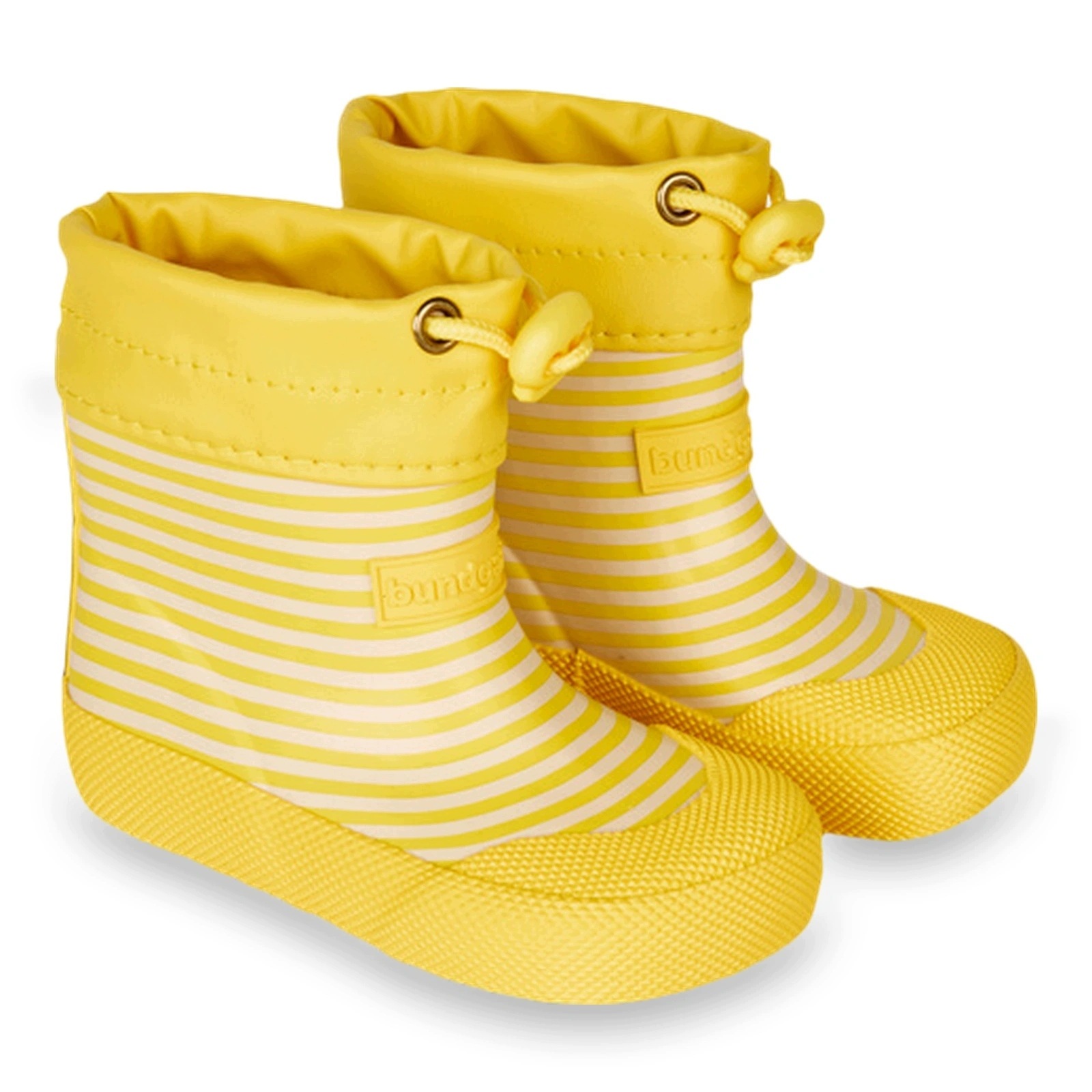 Kalosze barefoot wsuwane dziecięce Bundgaard Cover Sunflower Stripe 19