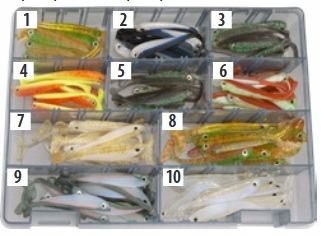 Zestaw przynęt Dragon Minnow, Real Fish 7.5|8.5|10 cm 105 szt.