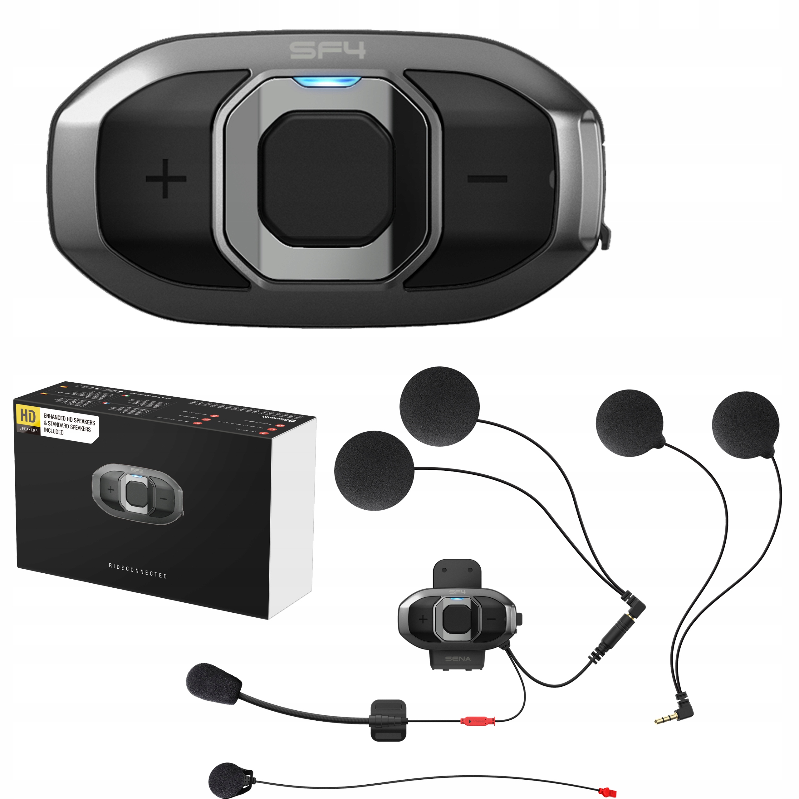 Sena SF4-02 Motocyklový Interkom Bluetooth s dosahom 1200m